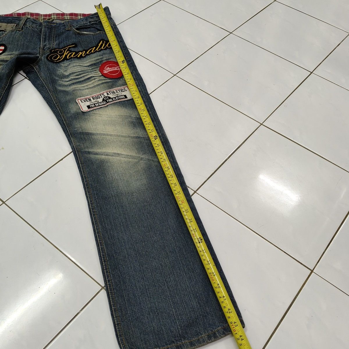 Japanese Brand Vintage Y2K Japanese Gumu Intl Patches Punk Style Denim Size US 32 / EU 48 - 15 Thumbnail
