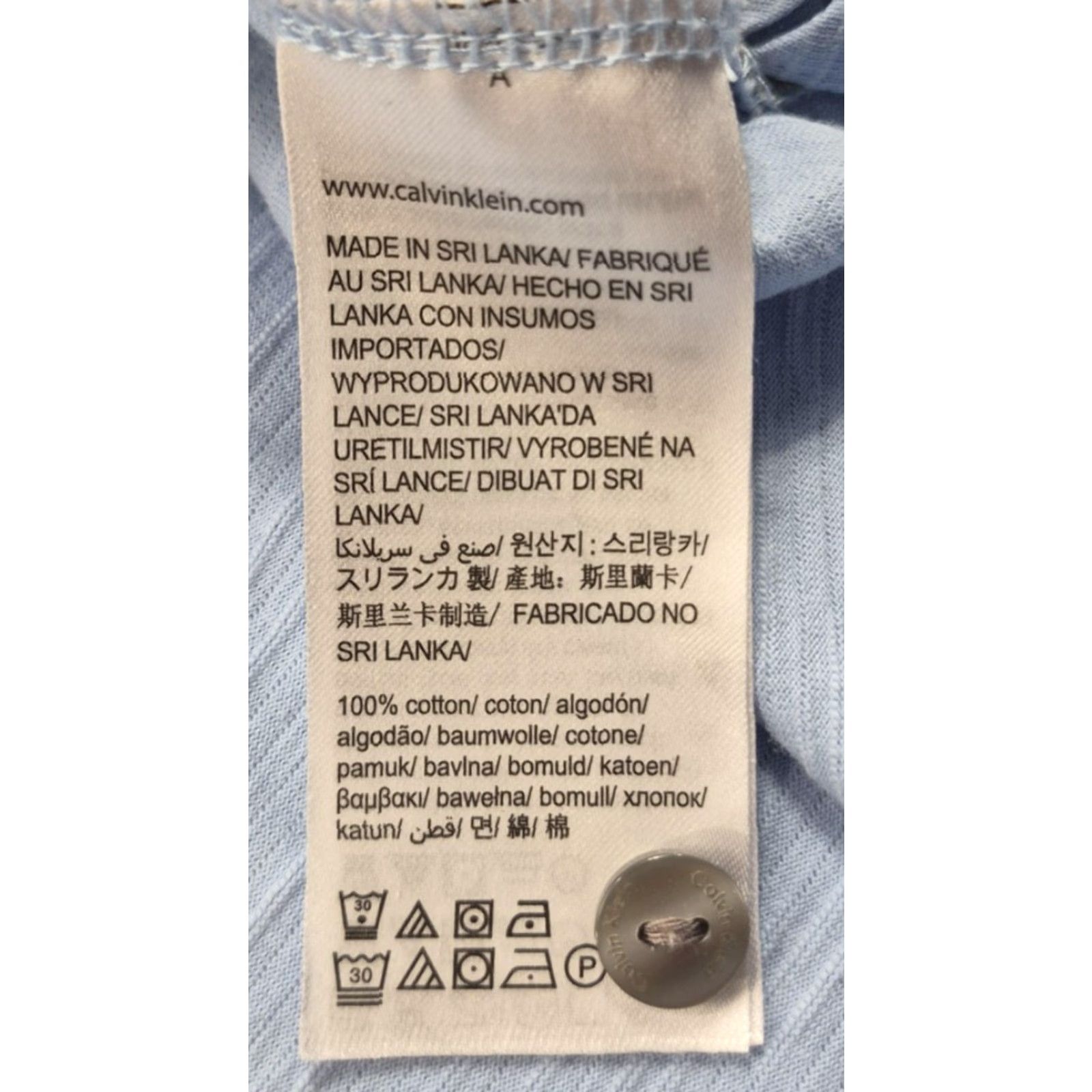 Calvin Klein Calvin Klein Liquid Touch Polo Shirt Mens XL Colorblock Cotton Knit Button Front Collared Short Sleeve Multicolor Size US XL / EU 56 / 4 - 5 Thumbnail