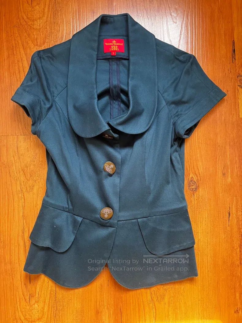 Vivienne Westwood Short-sleeved blazer 100% cotton Satur