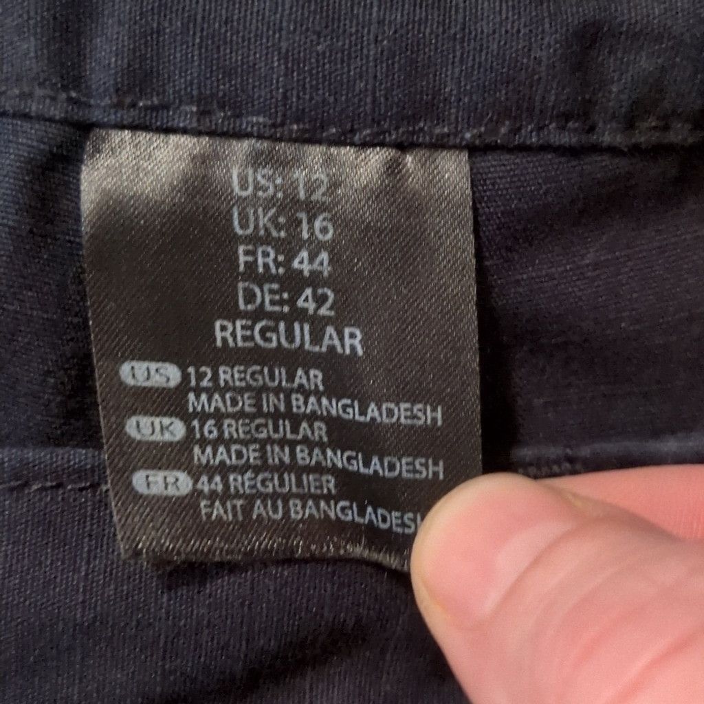 5.11 5.11 Tactical Navy Blue Cargo Pants Size 12 Size 34" / US 12 / IT 48 - 6 Thumbnail