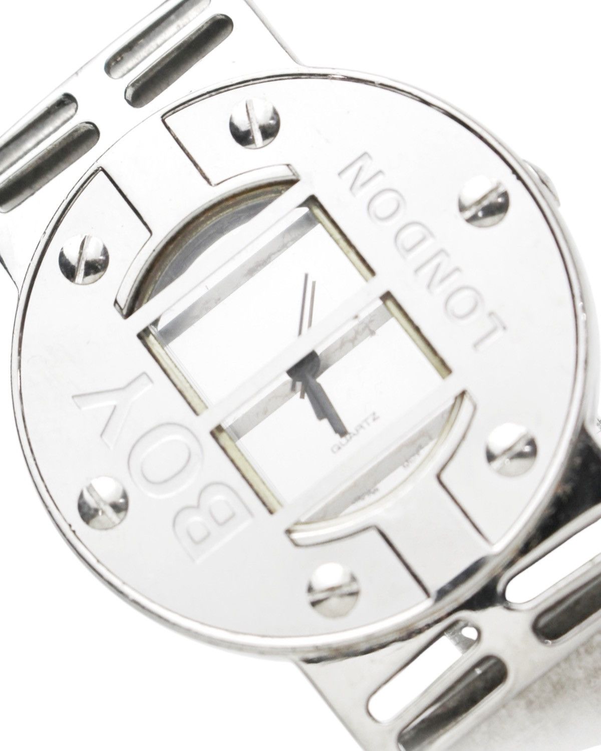 Boy London 2000S BOY LONDON PERFORATED METAL WATCH Size ONE SIZE - 6 Thumbnail