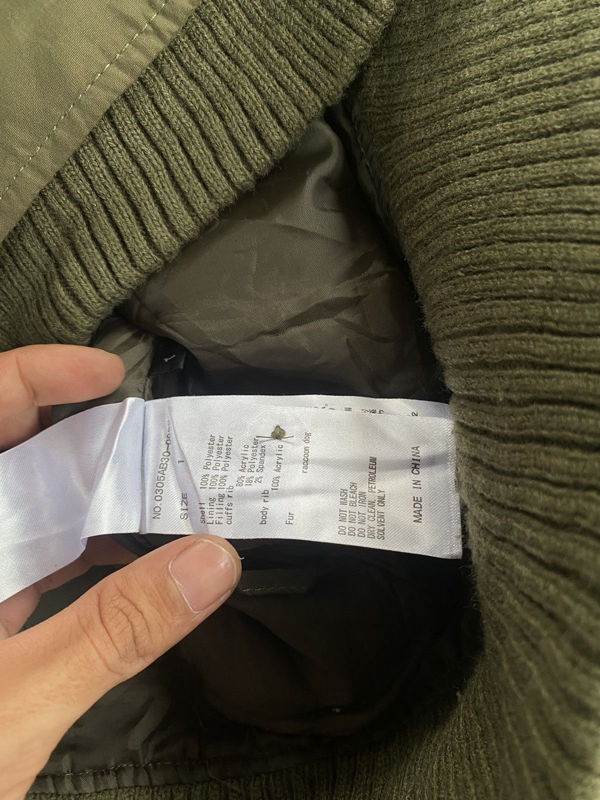 If Six Was Nine × Le Grande Bleu (L.G.B.) SLY MILITARY WINTERCOAT PARKA WITH FUR HOODIE Size US S / EU 44-46 / 1 - 8 Thumbnail