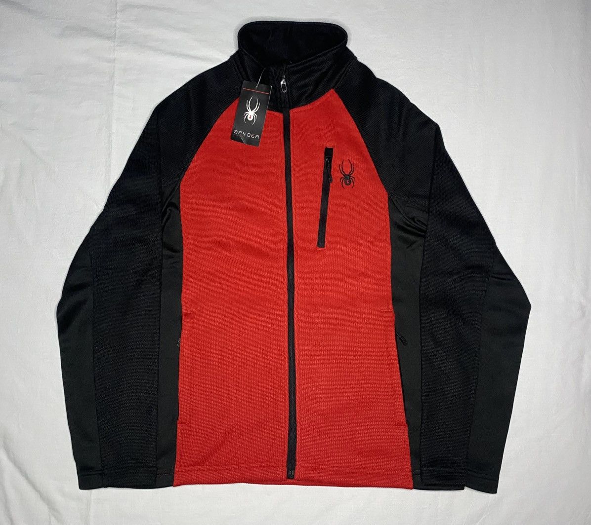 Spyder Spyder Men's Raider 2.0 Full Zip Jacket Red Medium NWT Size US M / EU 48-50 / 2 - 2 Thumbnail
