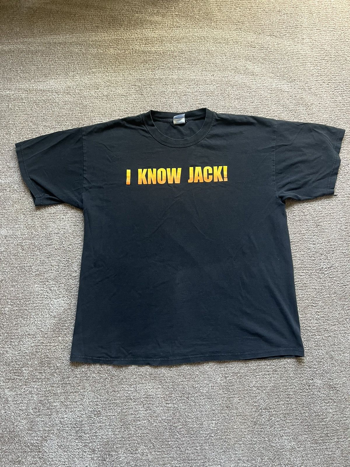 Vintage VTG 00’s / Y2K Jack Daniel’s Whiskey Faded Black Tee Size US XL / EU 56 / 4 - 1 Thumbnail