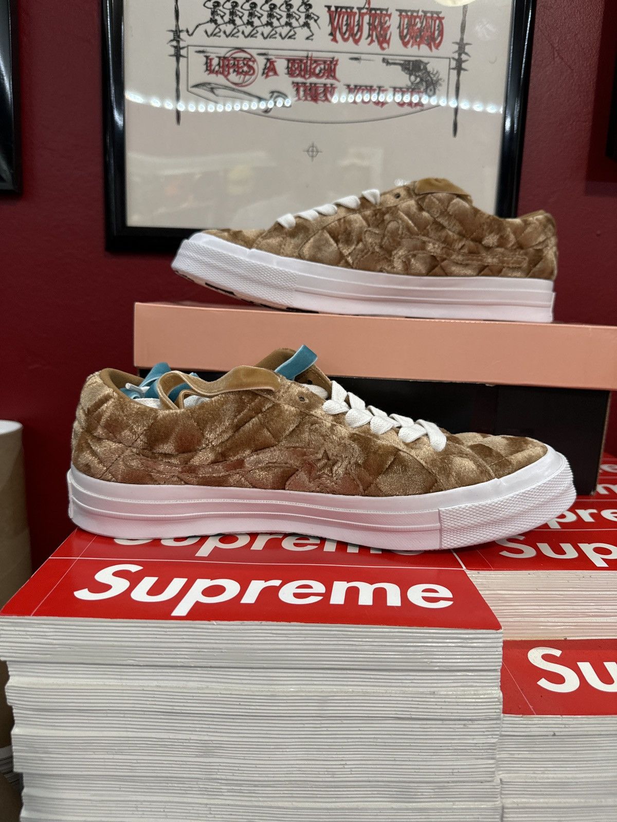 Converse × Golf Wang × Golf le Fleur Converse Golf Le Fleur Ox Size US 8.5 / EU 41-42 - 2 Thumbnail