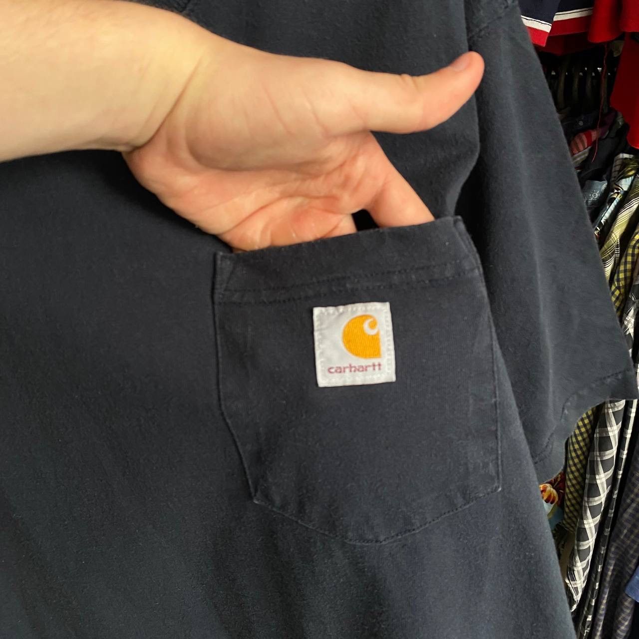Carhartt Wip × Vintage Vintage Carhartt Wip patch logo streetwear oversized fit tee Size US XL / EU 56 / 4 - 3 Thumbnail