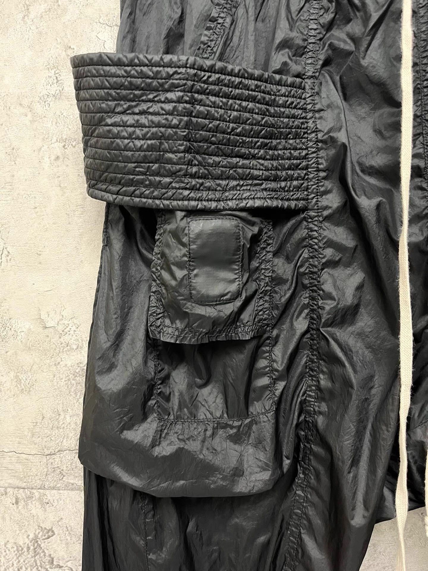 Rick Owens Rick Owens 16SS Waxed Nylon Double Ring Pants K34 Size US 33 - 2 Thumbnail