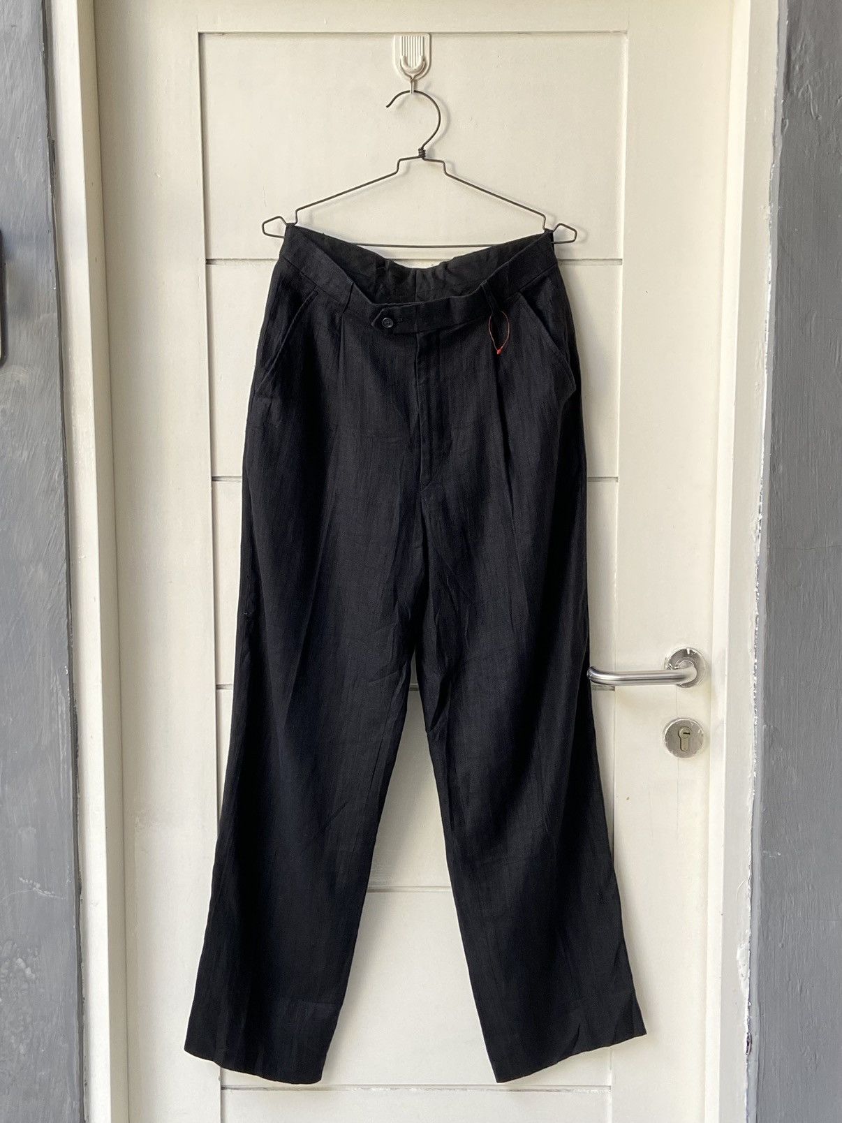 Designer × Japanese Brand YOSHIHIHO Black Long Pants Size US 28 / EU 44 - 1 Thumbnail