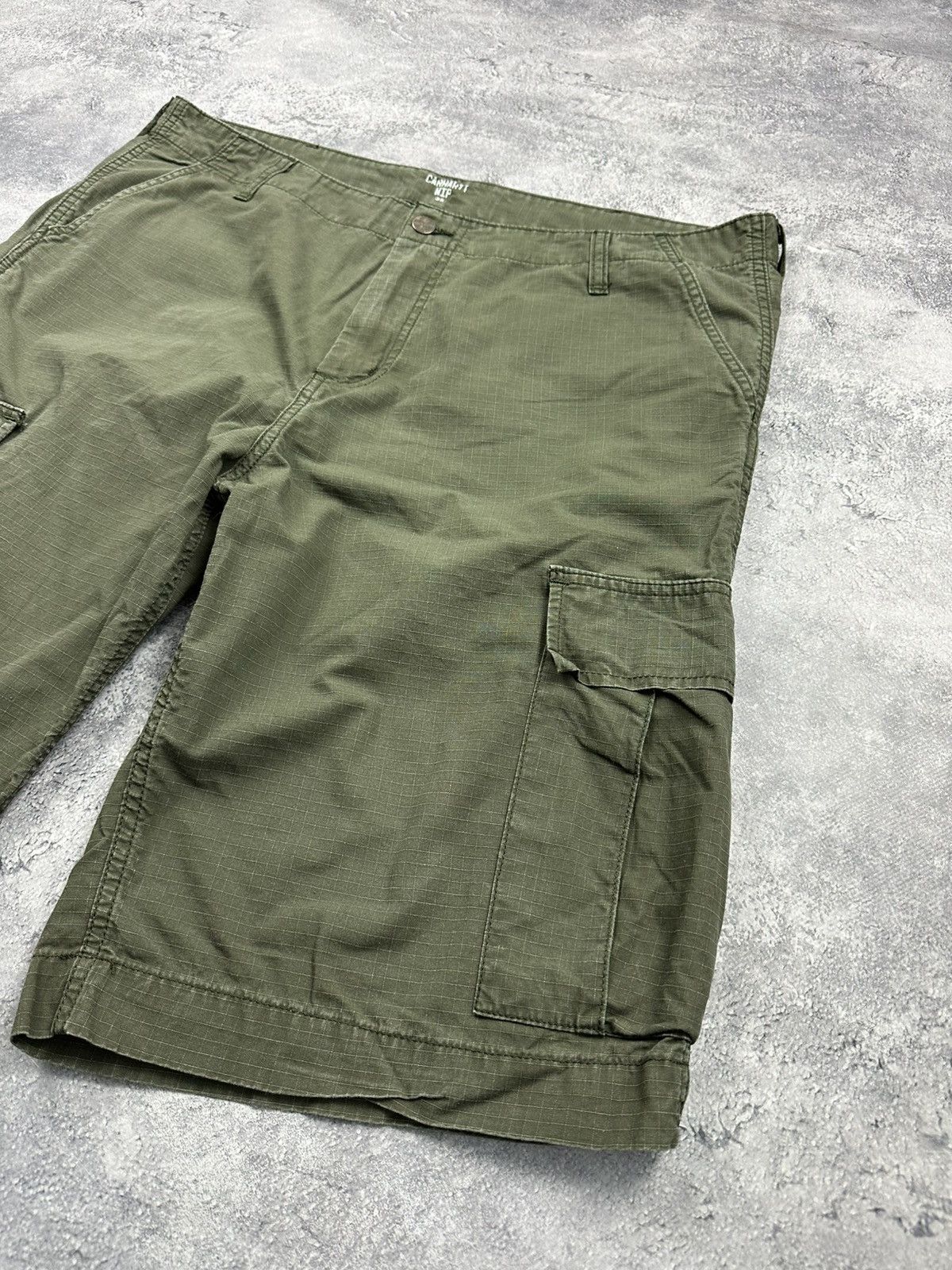 Carhartt Carhartt Vintage Green Cargo Shorts Workwear Y2K Logo Baggy Size US 38 / EU 54 - 6 Thumbnail