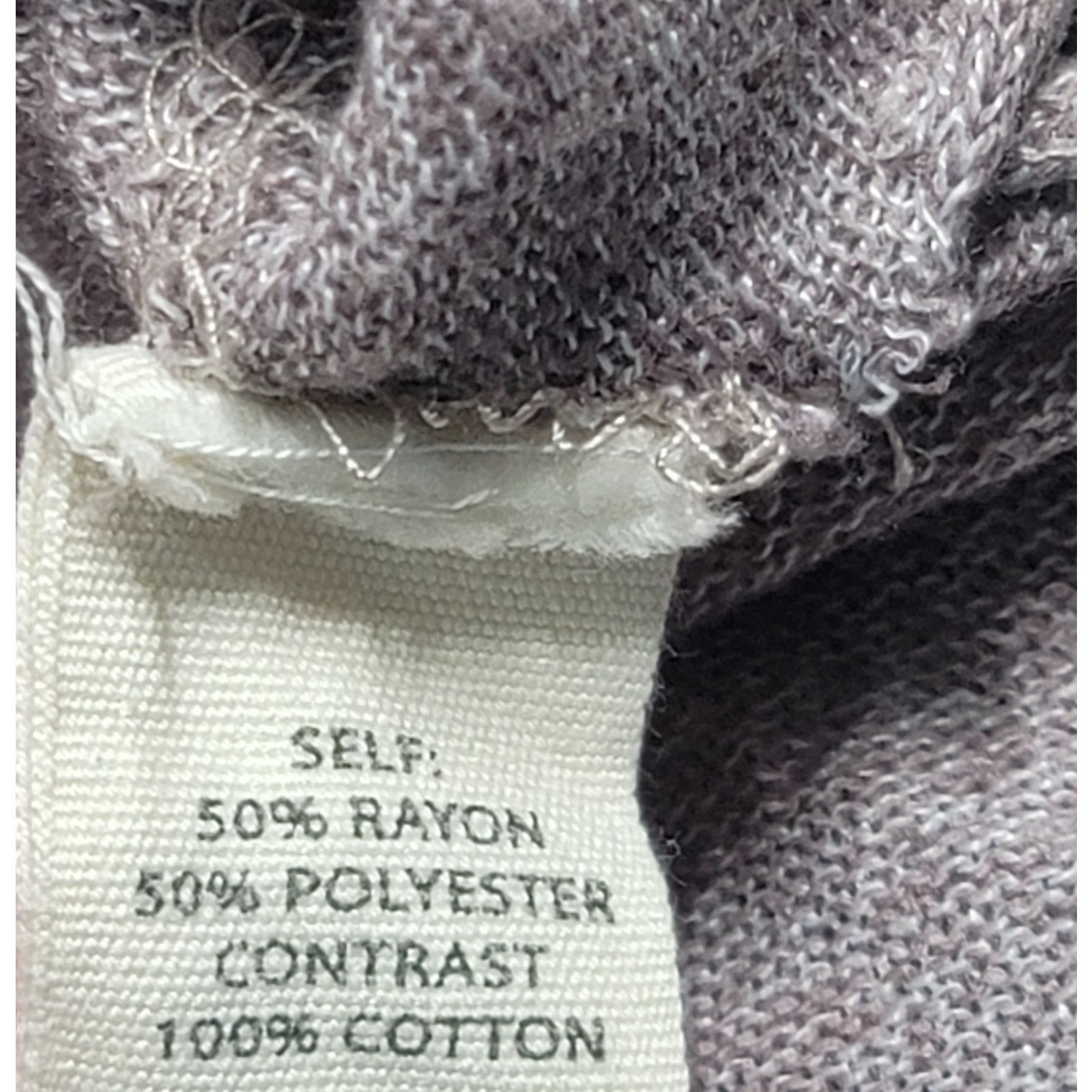 Other Gilded Intent Purple Marled Deep V Neck Tie Henley Top Small Size S / US 4 / IT 40 - 4 Thumbnail