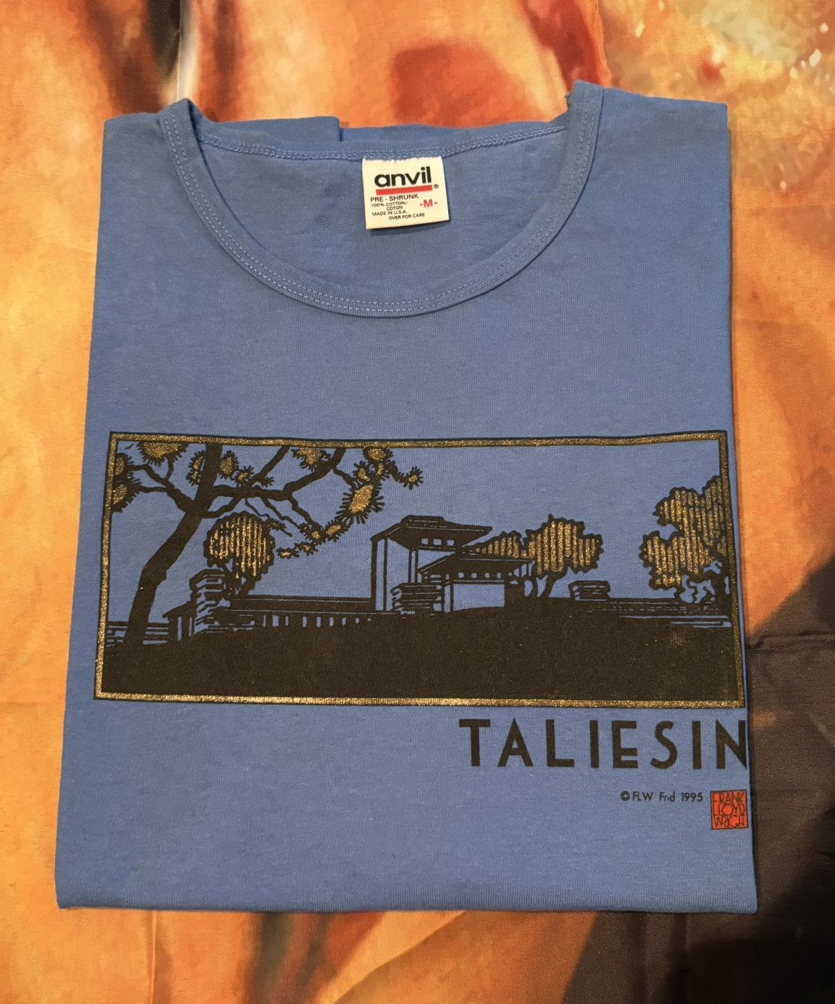 Anvil × Vintage Vintage 90s frank loyd wright taliesin shirt Size US M / EU 48-50 / 2 - 4 Thumbnail