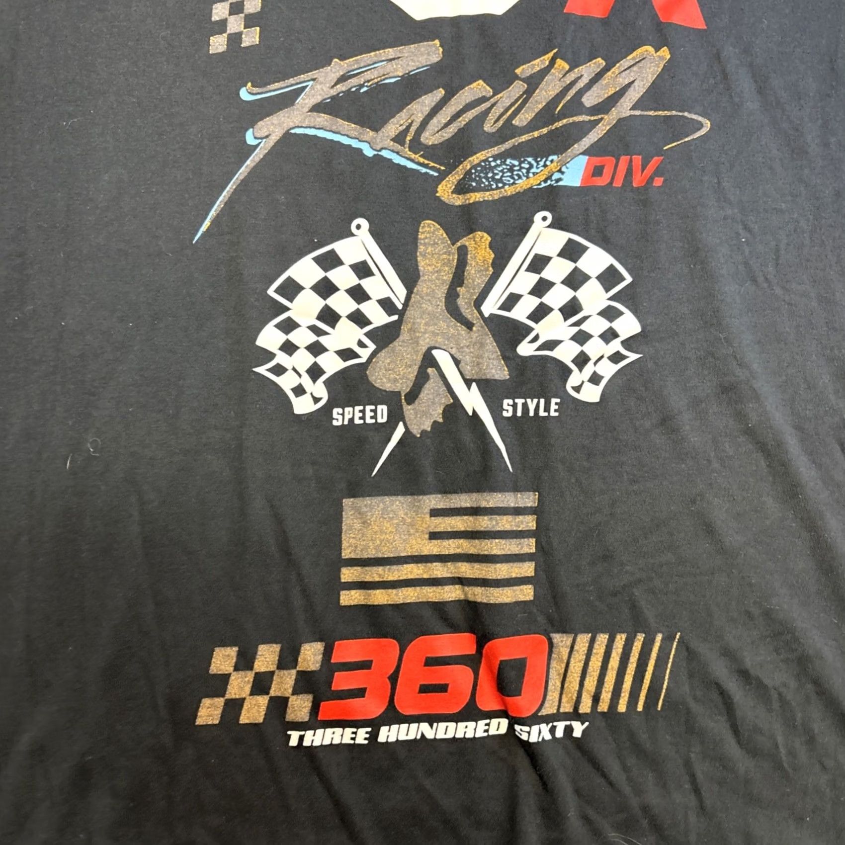 Vintage VINTAGE Y2K Fox Racing Graphic T-Shirt 360 Men’s XL Black Mens XL Fox Racing Graphic T-Shirt 360 Men’s XL Black Size US XL / EU 56 / 4 - 3 Thumbnail