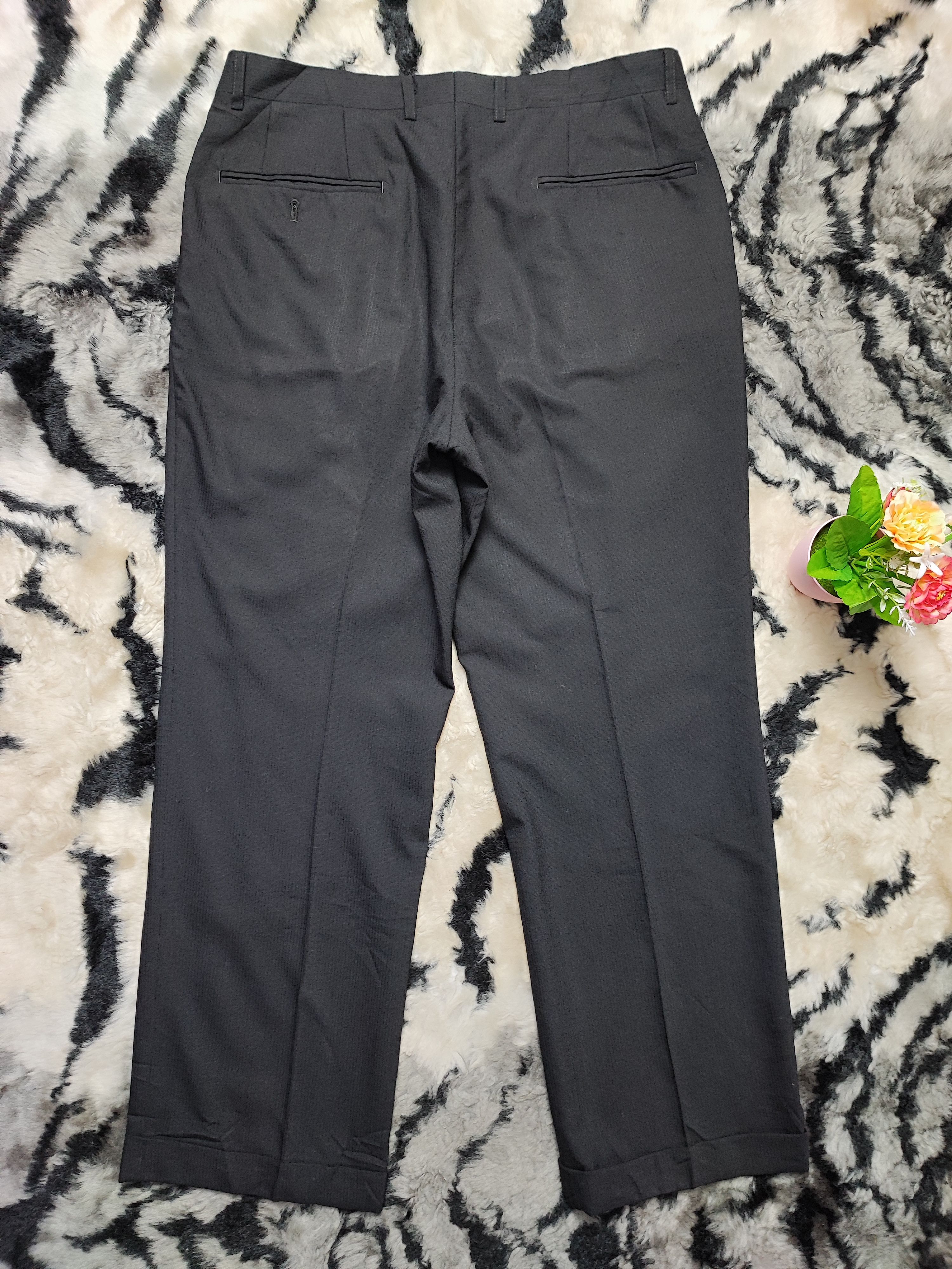 Kansai Yamamoto Kansai Yamamoto SISSY 90s Black Trousers Slack Size US 31 - 9 Thumbnail