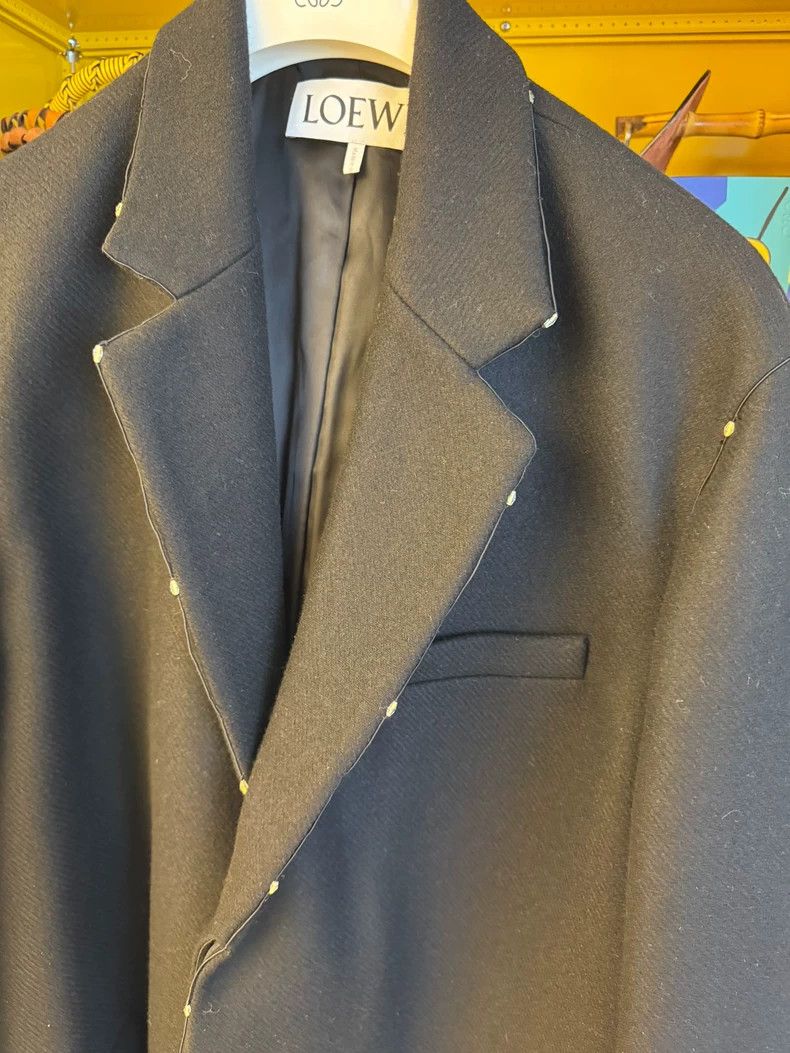 Loewe Loewe size L Black wool coat for boys in autumn and winter Size US M / EU 48-50 / 2 - 3 Thumbnail
