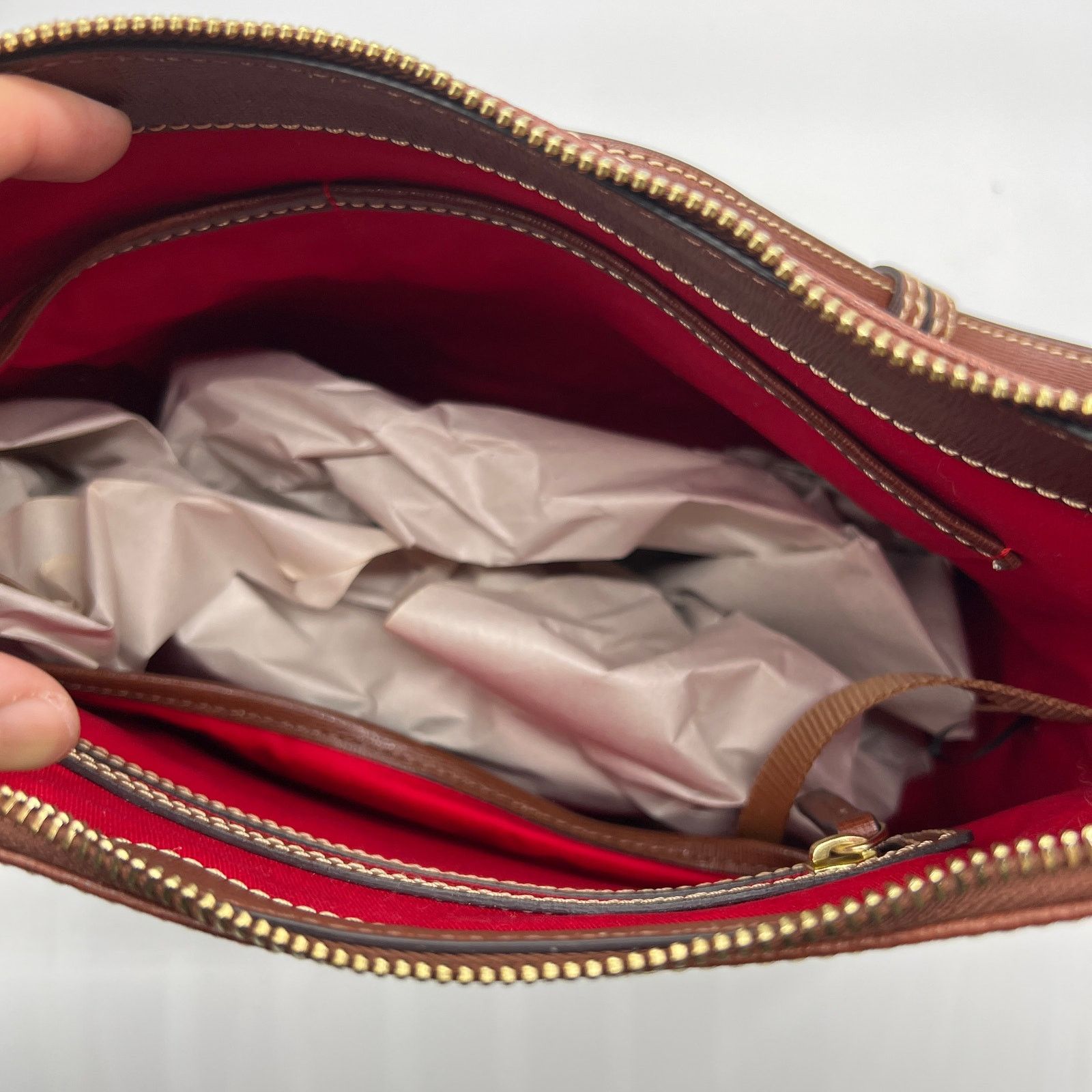Dooney & Bourke Dooney & Bourke Handbags Saffiano Leather Hobo Bags Size ONE SIZE - 14 Thumbnail