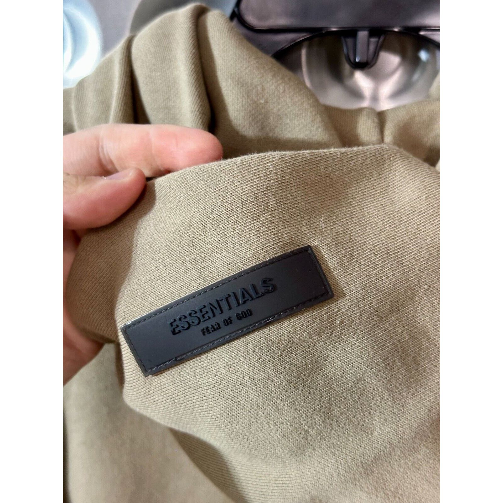 Fear Of God Essentials Desert Taupe Hoodie Small Authentic