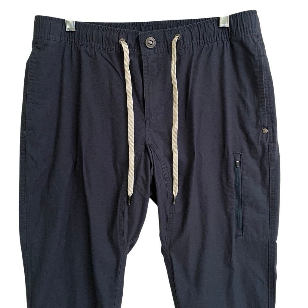 Vuori Vuori Ripstop Climber Pant Mens Large Indigo Navy Blue Size US 32 / EU 48 - 4 Thumbnail