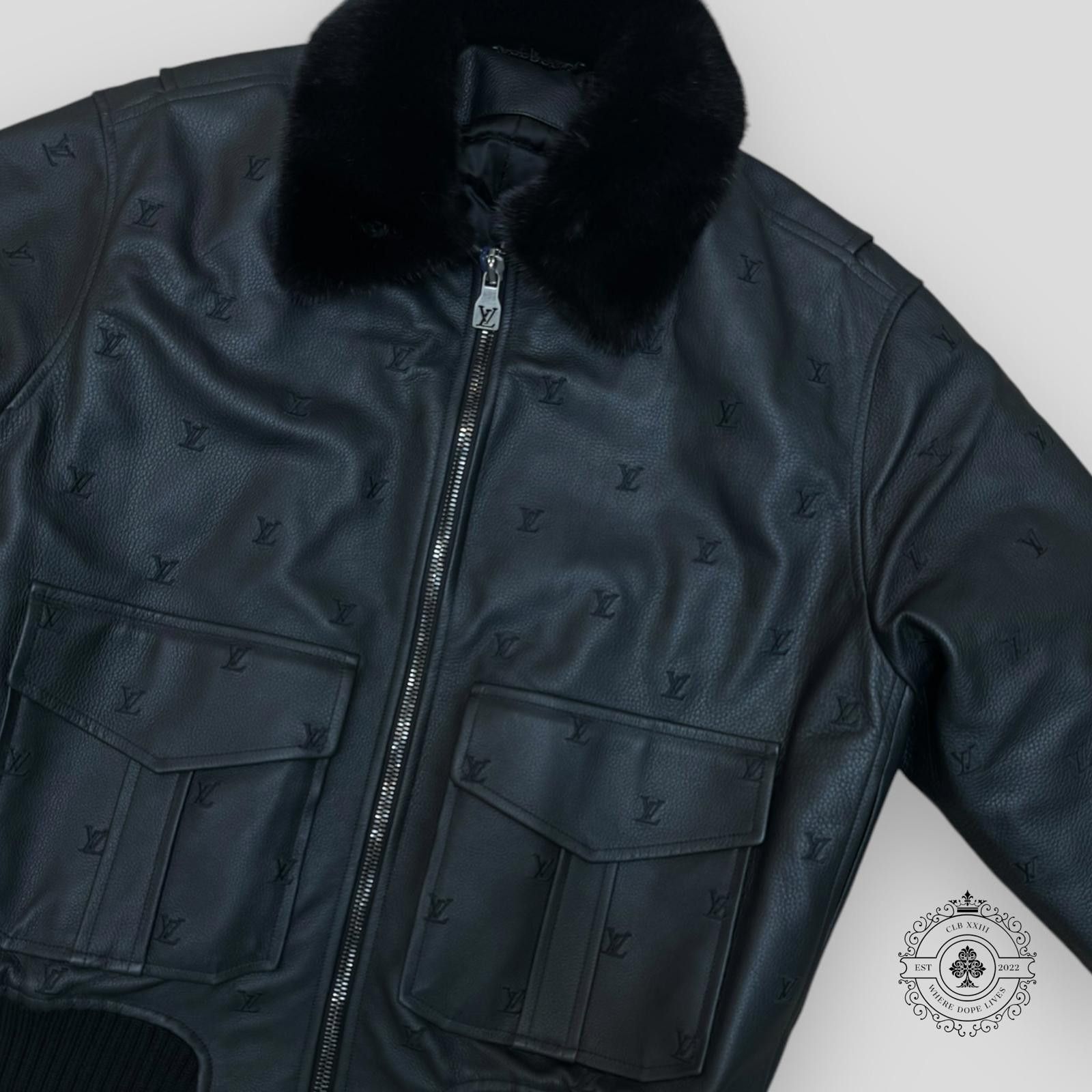 Louis Vuitton Louis Vuitton Leather Aviator Mink Collar Size US L / EU 52-54 / 3 - 2 Thumbnail