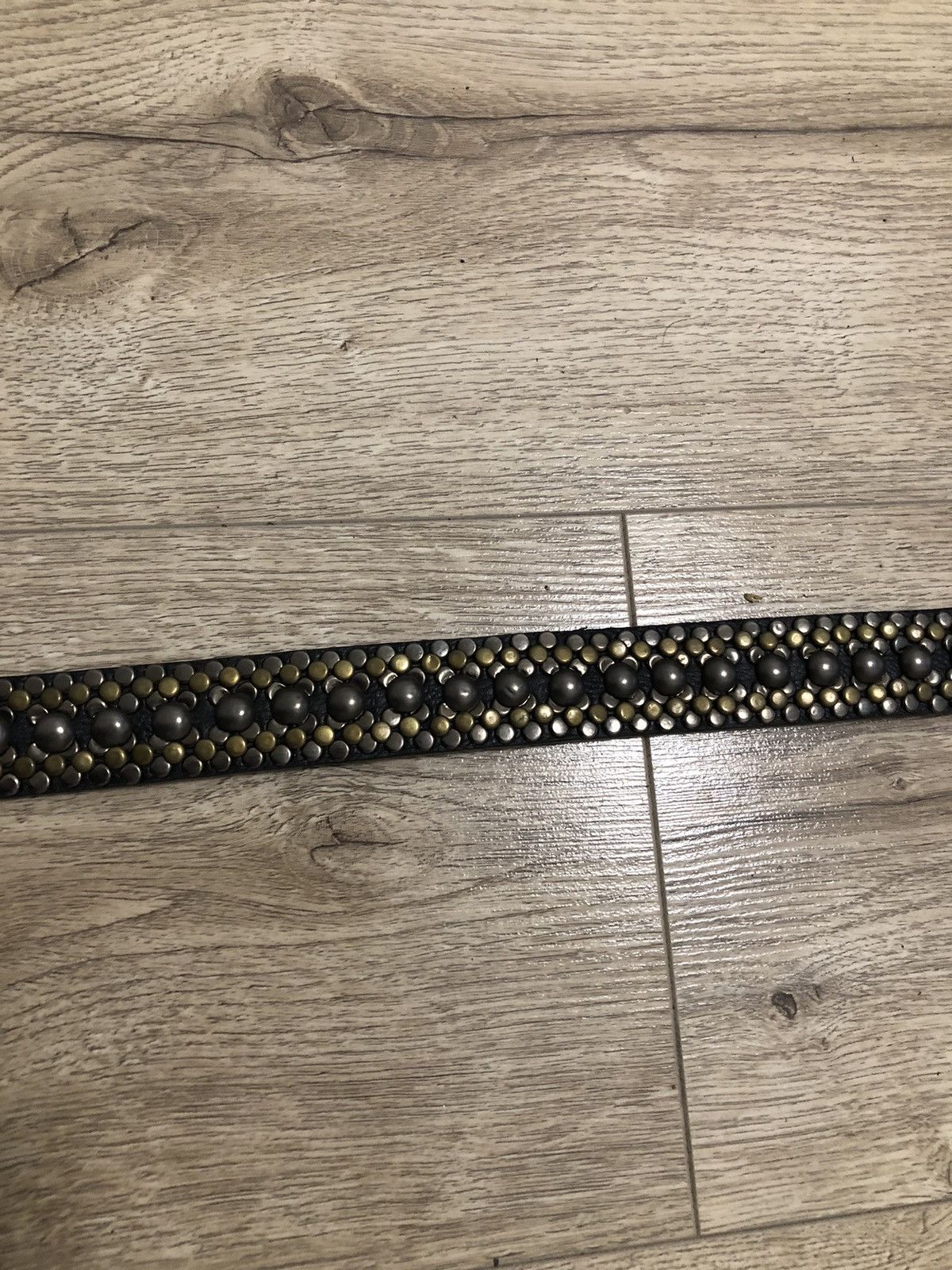 Other Vintage Belts Y2K Rhinestones Punk leather belt Japanese Size ONE SIZE - 5 Thumbnail