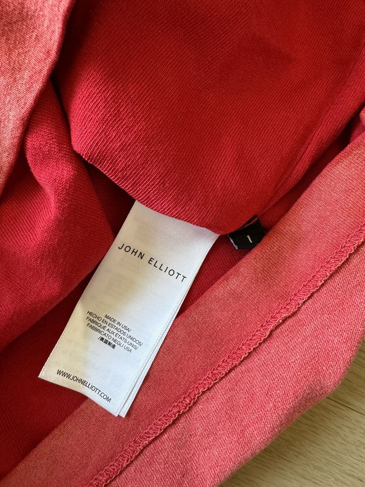 John Elliott NEW john Elliot cardinal LS rush tee Size US S / EU 44-46 / 1 - 5 Thumbnail