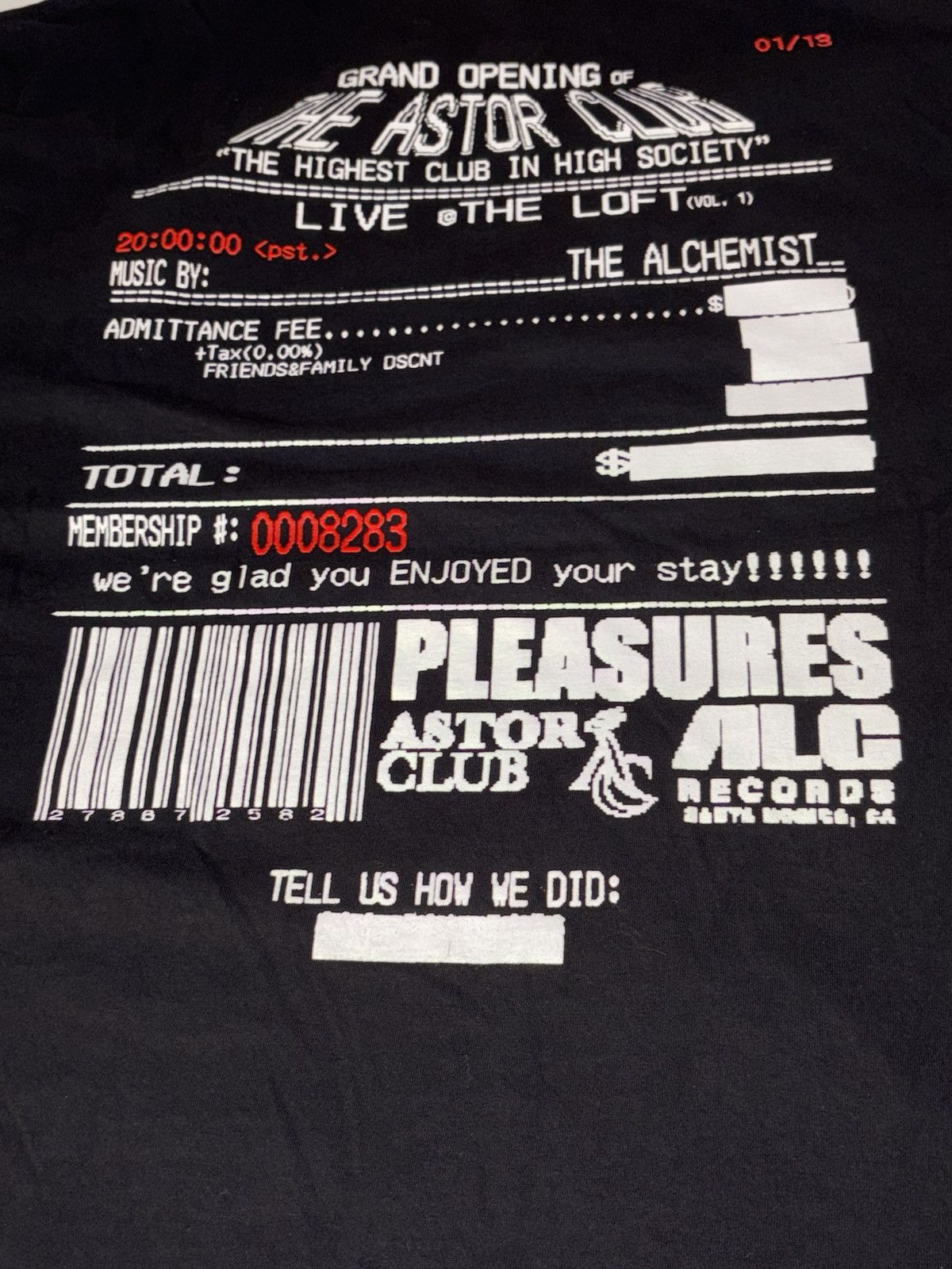 Pleasures Pleasures X The Astor Club The Alchemist Exclusive T-Shirt Size US L / EU 52-54 / 3 - 6 Thumbnail