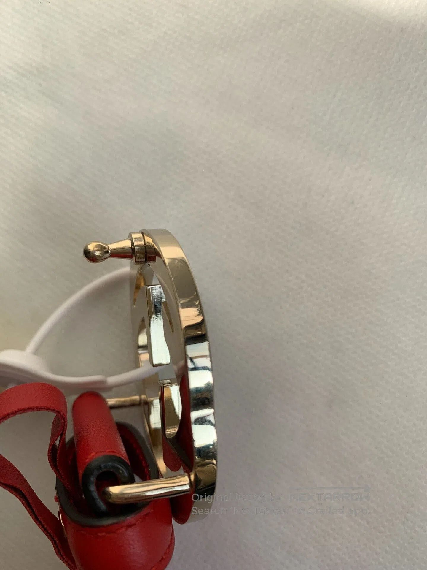 Gucci Gucci Red Belt. Size ONE SIZE - 7 Thumbnail