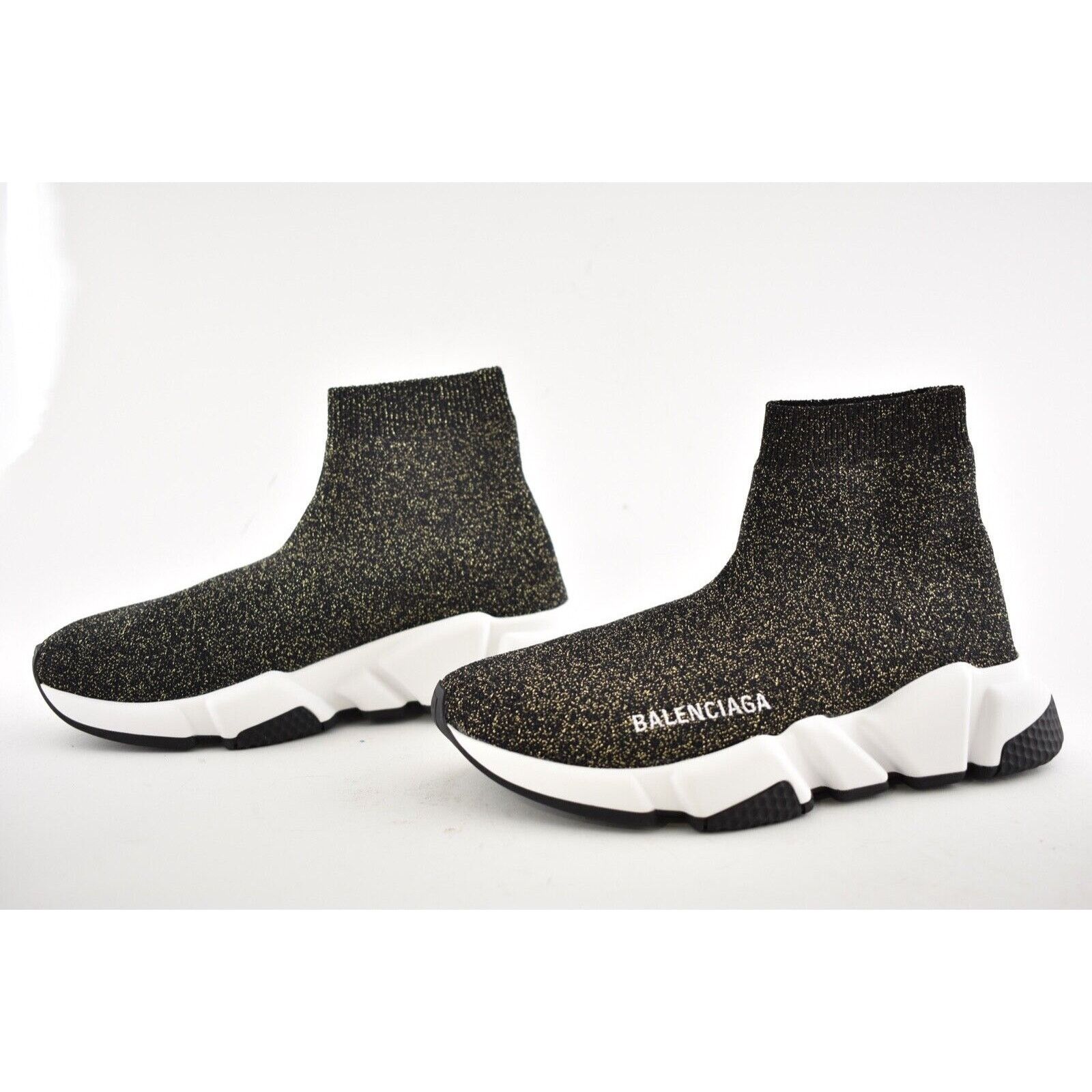 Balenciaga Balenciaga Women Speed Sock Trainer White Black Sneakers 41 Size US 11 / IT 41 - 10 Thumbnail