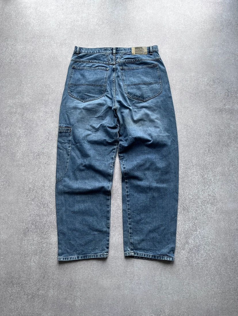 Marithe + Francois Girbaud Vintage Marithe Francois Girbraid Baggy Jeans 36 Y2K Size US 36 / EU 52 - 1 Thumbnail