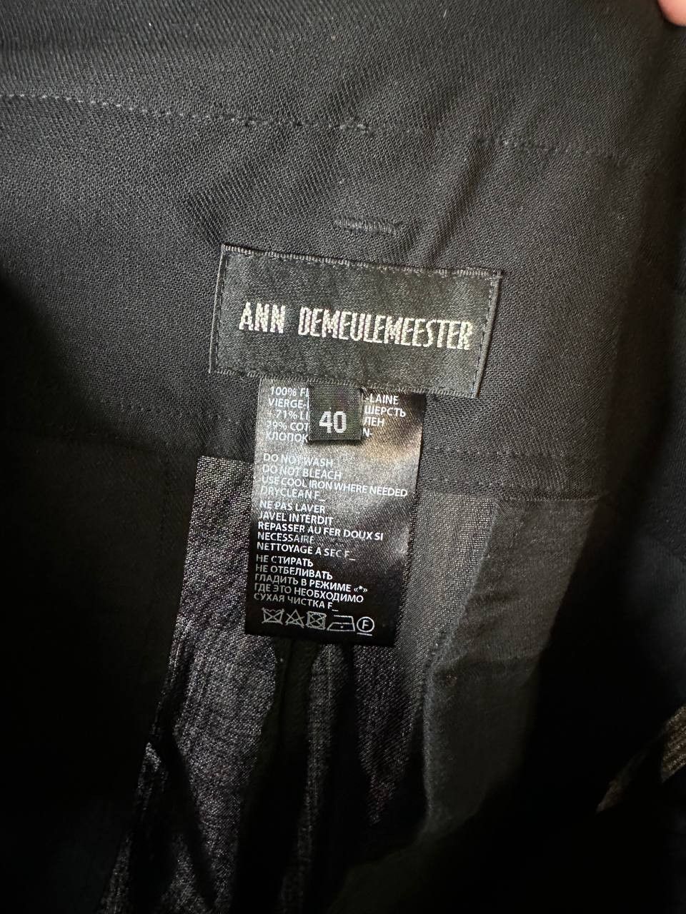 Ann Demeulemeester Ann Demeulemeester Cropped Pants Size 27" / US 4 / IT 40 - 12 Thumbnail