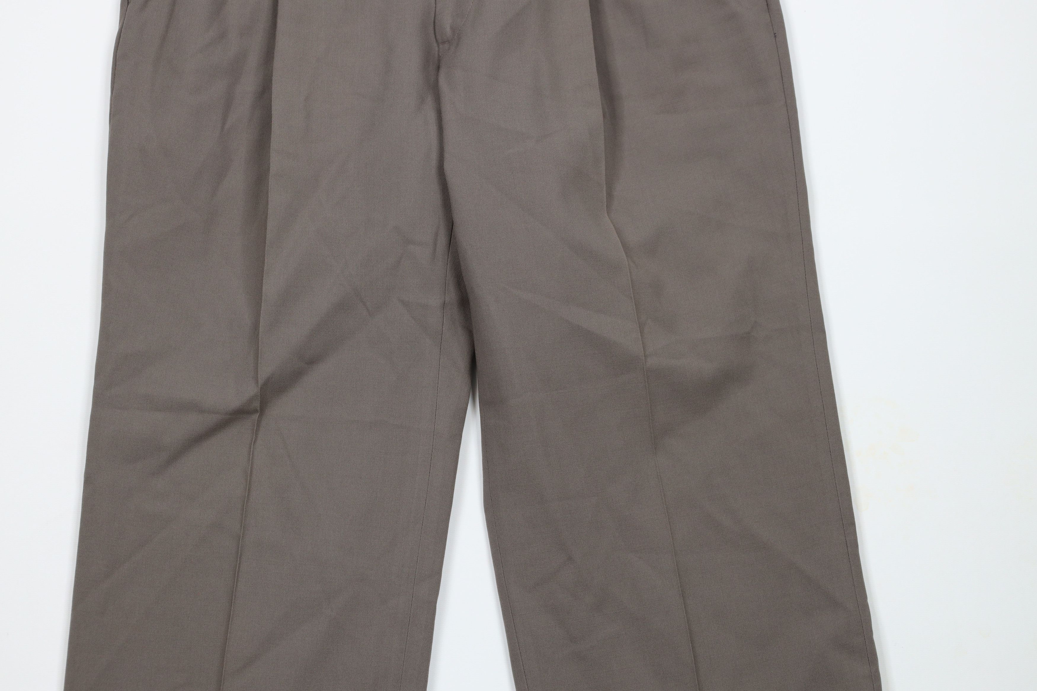 Vintage Vintage 70s Streetwear Worsted Wool Wide Leg Pants USA Size US 30 / EU 46 - 3 Thumbnail