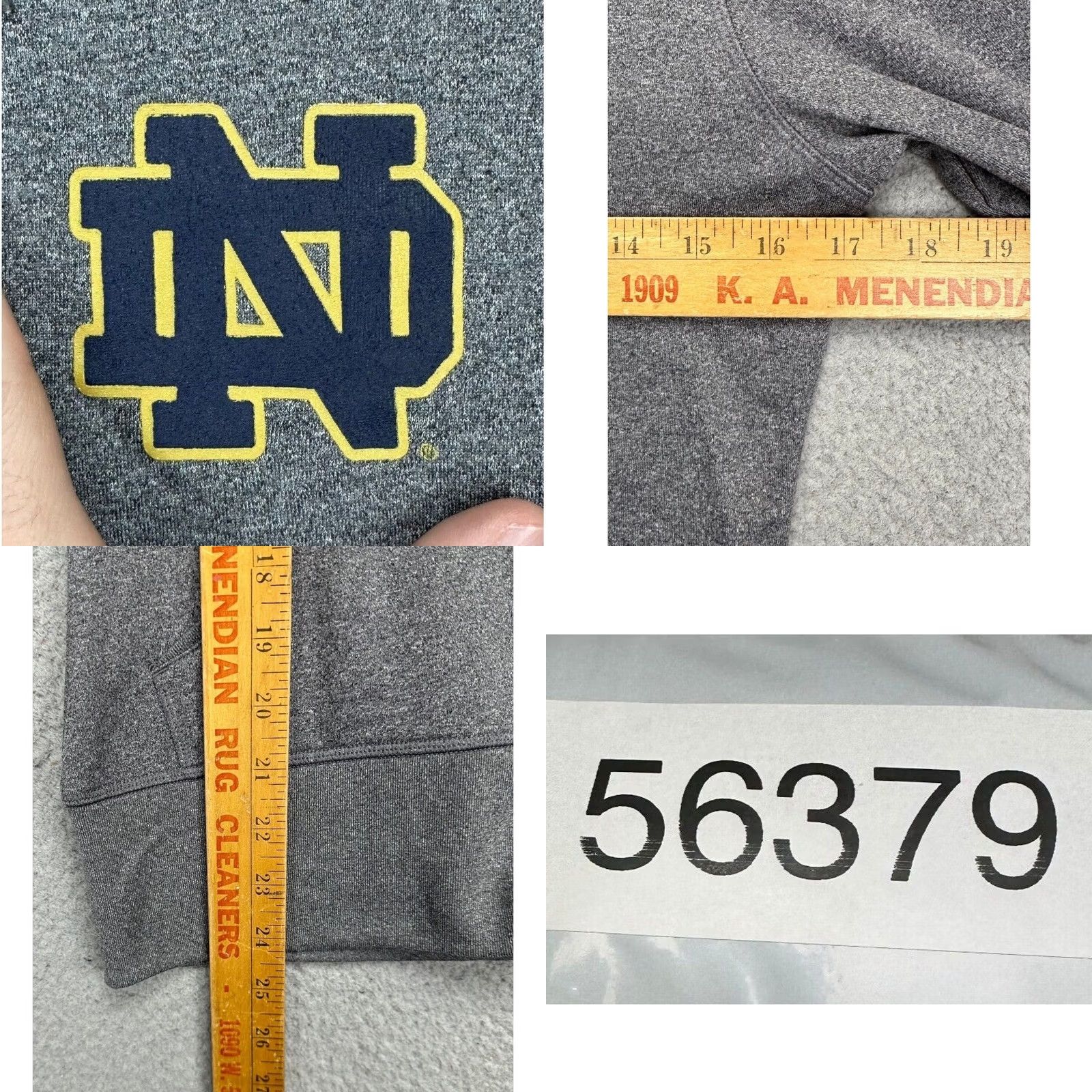 Under Armour Notre Dame Fighting Irish Sweater Womens Small ColdGear Grey Under Armour NEW Size S / US 4 / IT 40 - 8 Thumbnail