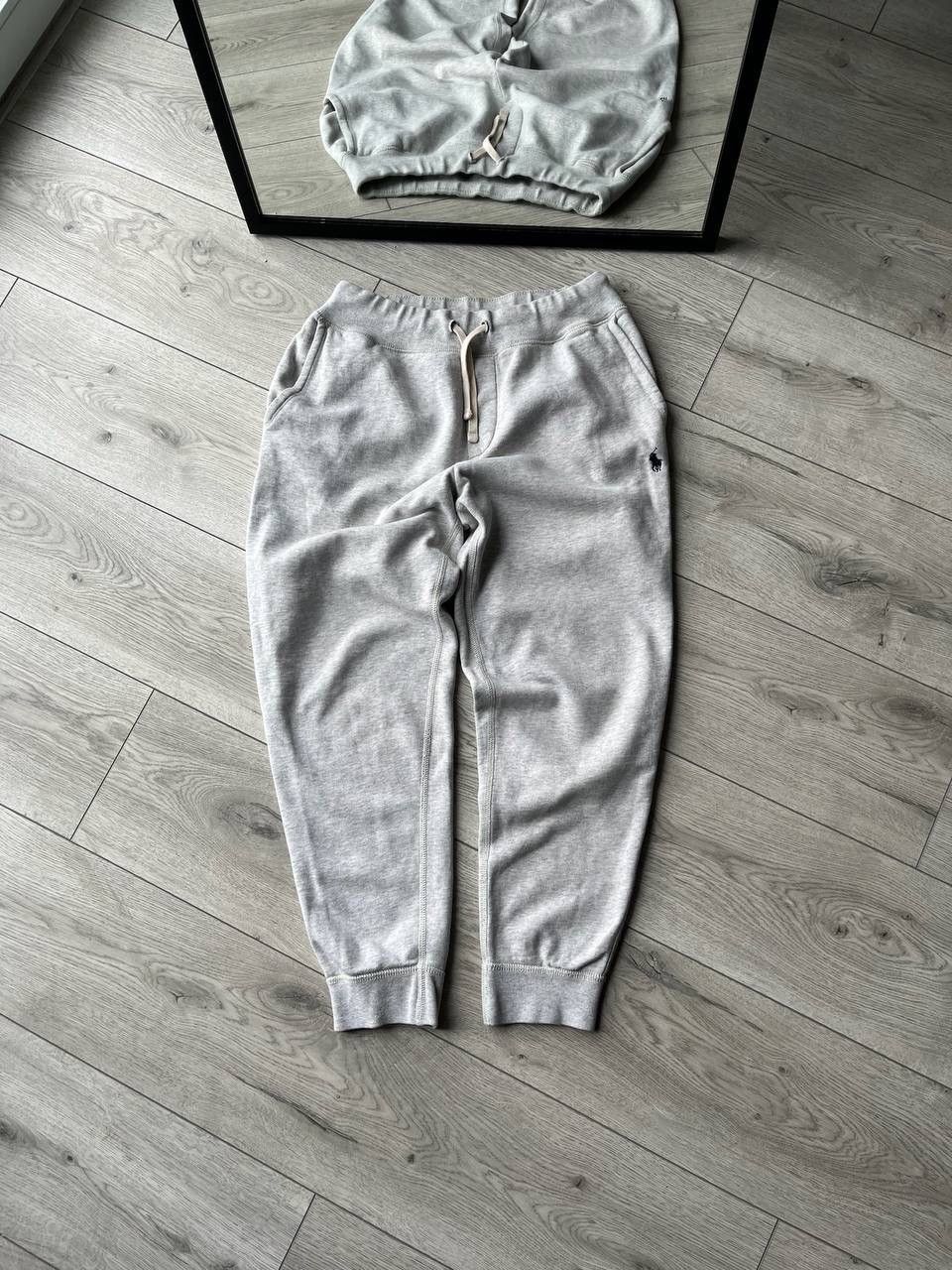Polo Ralph Lauren Vintage Polo Ralph Lauren Cotton Grey Trackpants S Rare Size US 31 - 1 Thumbnail