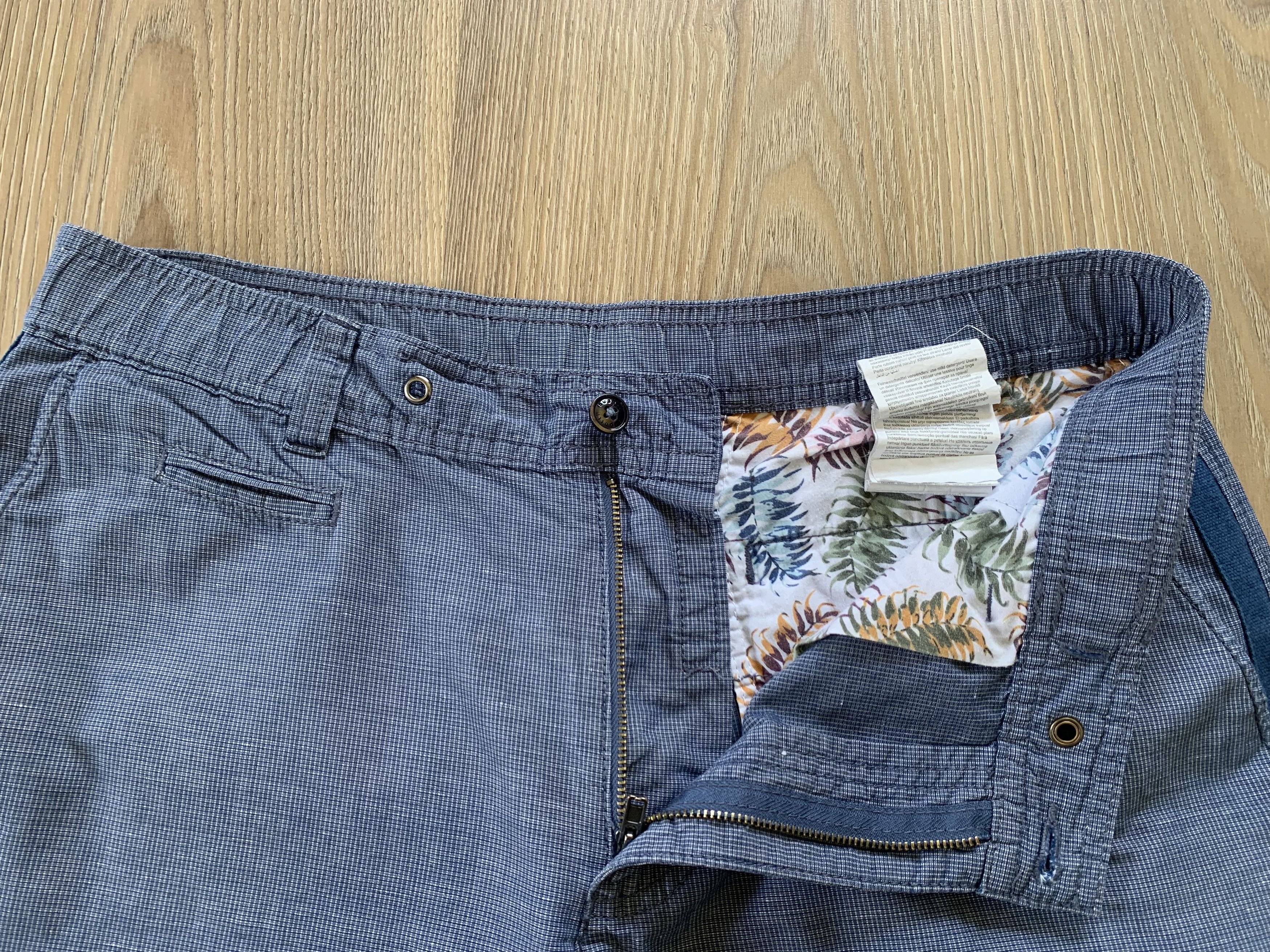 Bugatti Bugatti Mens Cotton Linen Chino Casual Summer Shorts Size US 32 / EU 48 - 5 Thumbnail