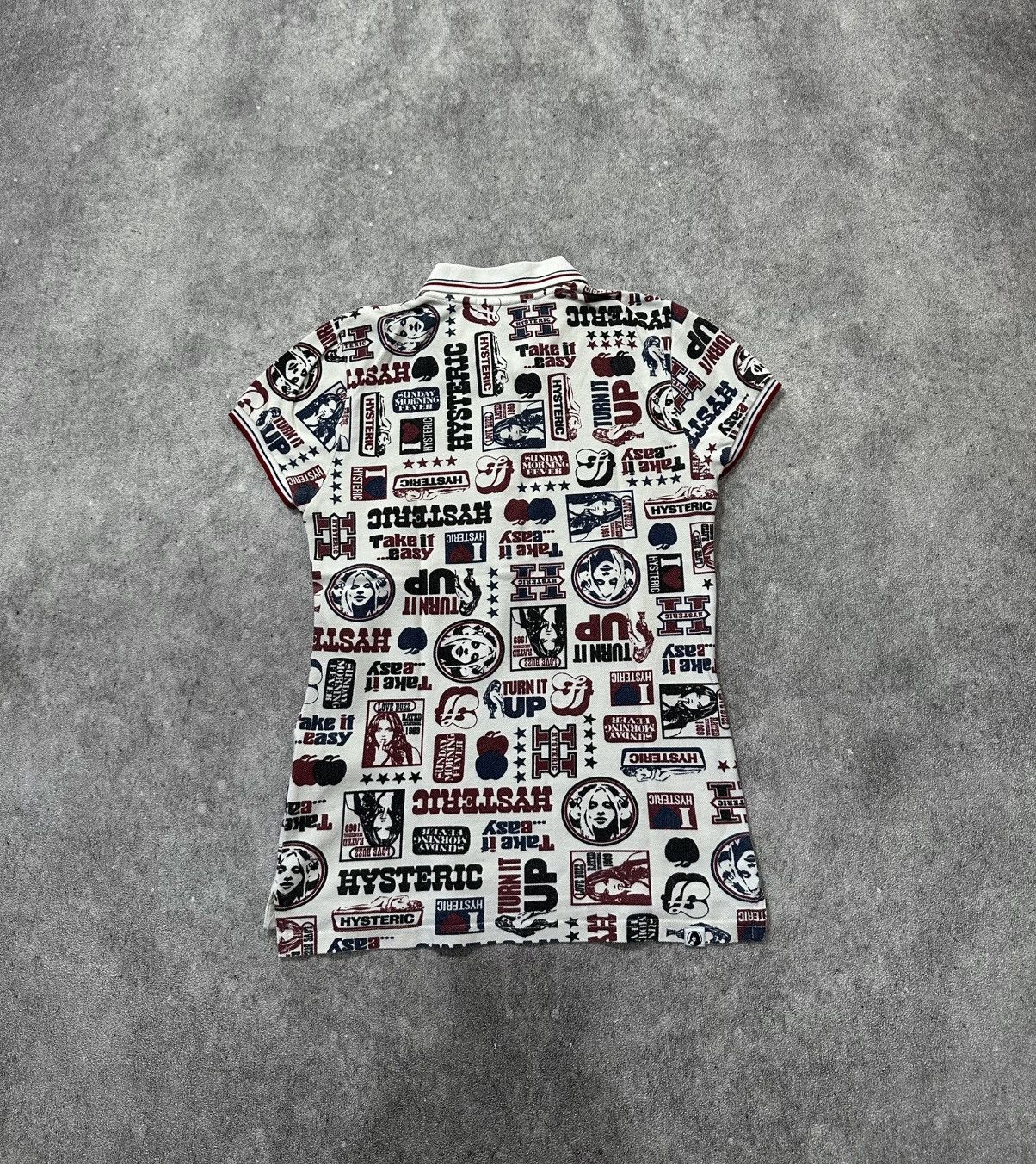 Hysteric Glamour Hysteric glamour all logo polo shirt Size US S / EU 44-46 / 1 - 2 Thumbnail