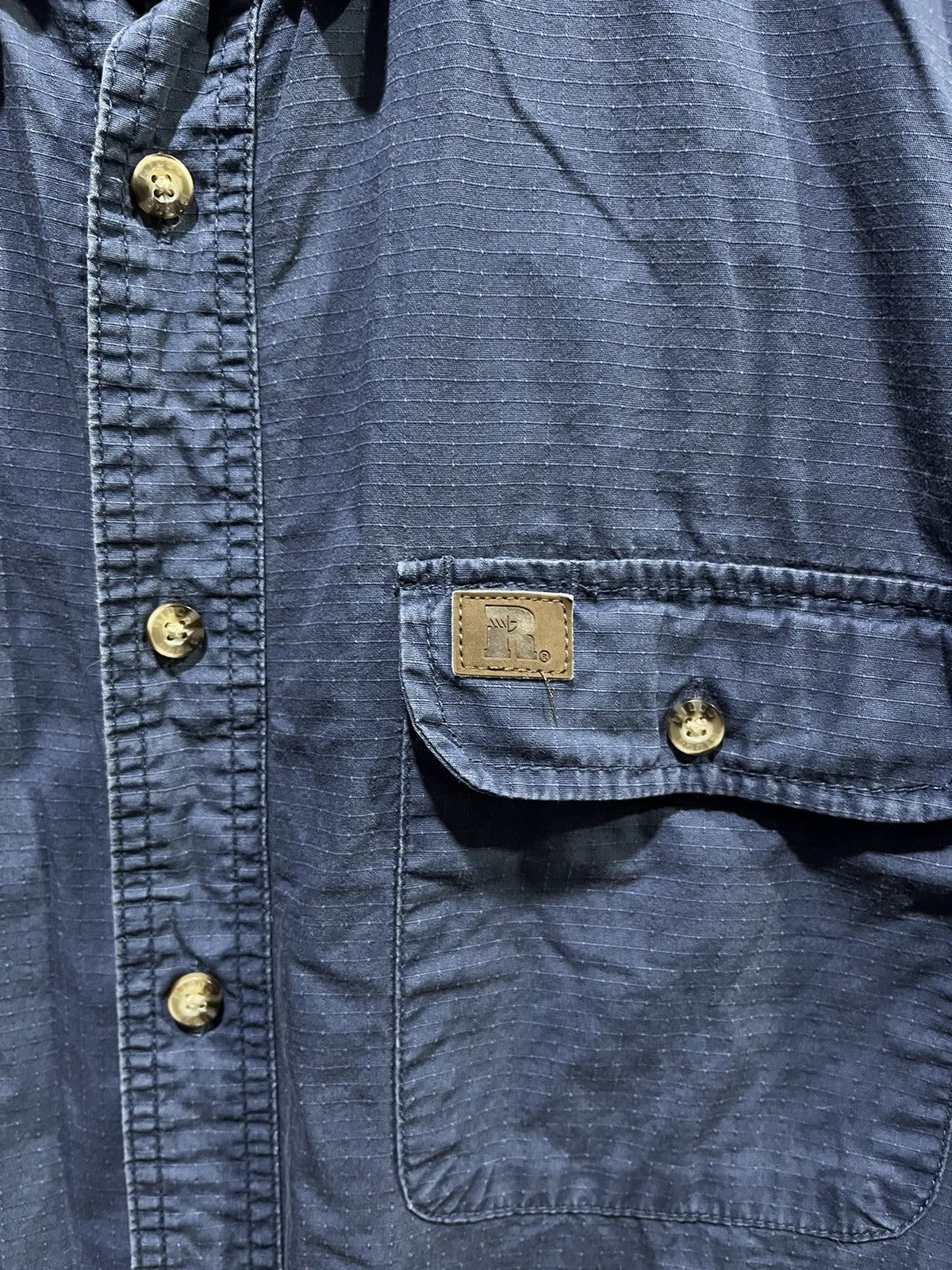 Vintage Wrangler Riggs Workwear Shirt Logo Size US M / EU 48-50 / 2 - 3 Thumbnail