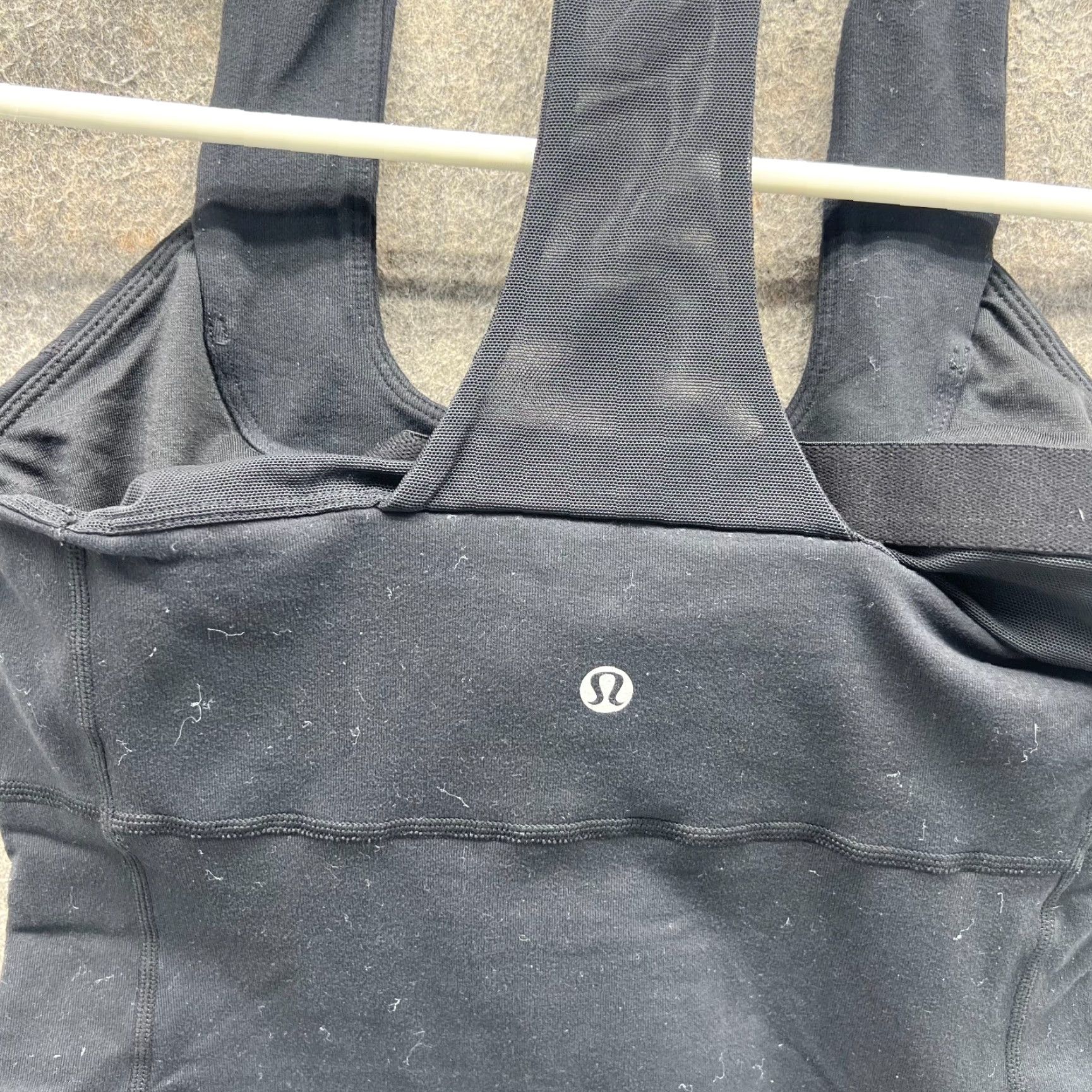 Lululemon VINTAGE? No. Lululemon Tank Top Women 0 Black Racerback Athletic Yoga Built In Bra Sleeveless Shirt Size XS / US 0-2 / IT 36-38 - 3 Thumbnail