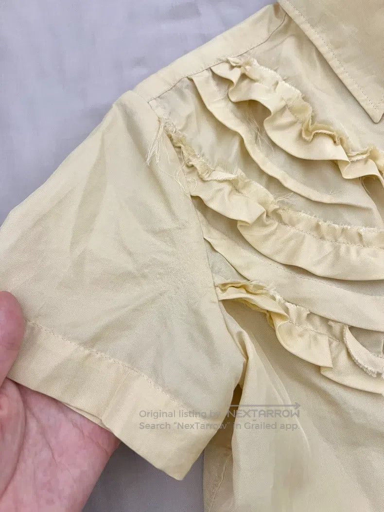 Comme des Garcons Comme Des Garcons Lace short sleeve shirt Size S / US 4 / IT 40 - 8 Thumbnail