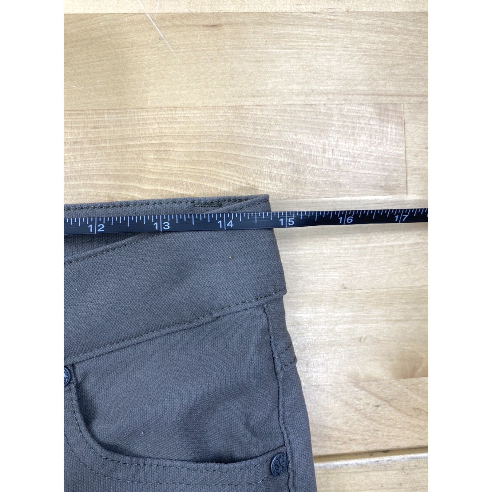 Prana prAna Womens Pants Slim Skinny Regular Solid Gray Chino Casual Size 4 Womens Size 27" / US 4 / IT 40 - 6 Thumbnail