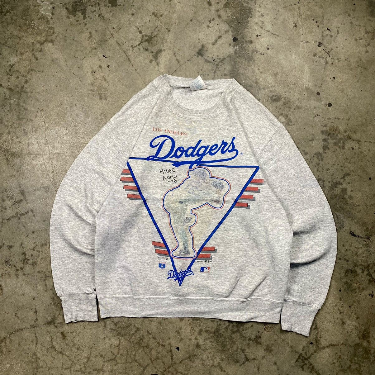 MLB × Vintage 90s LA Dodgers Hideo Nomo Crewneck Size US M / EU 48-50 / 2 - 1 Thumbnail
