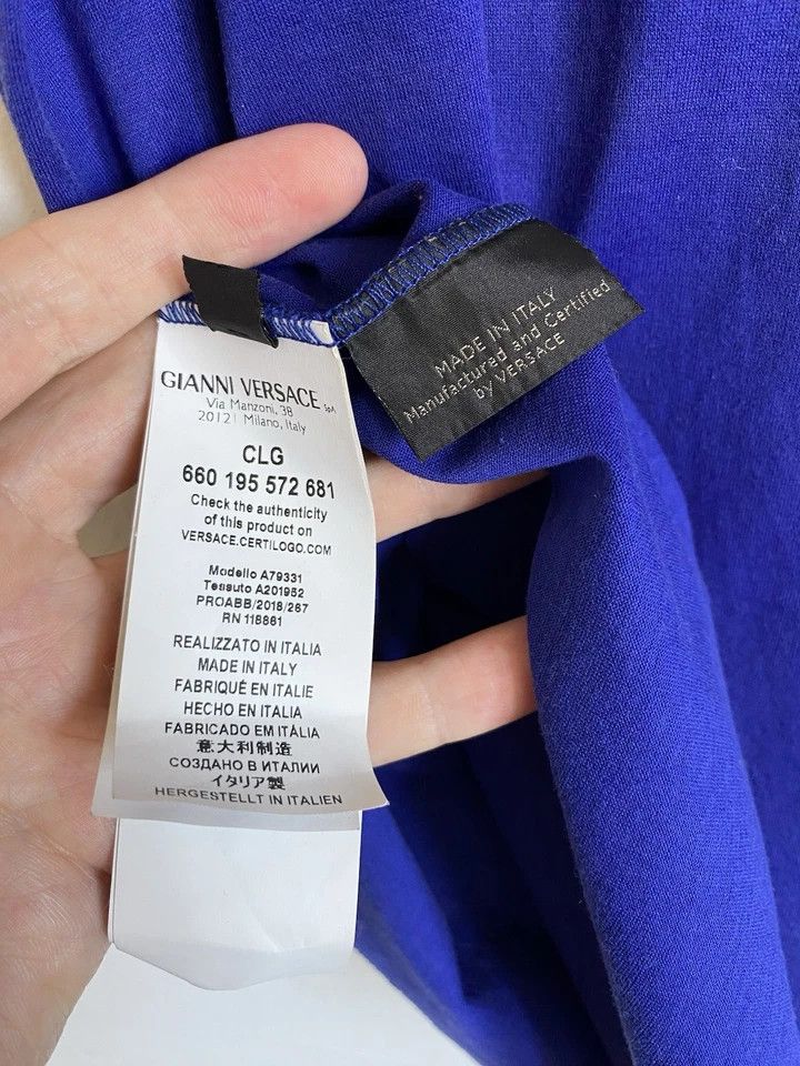Versace Versace Big Logo T-shirt Crew Neck Sz L Size US L / EU 52-54 / 3 - 7 Thumbnail
