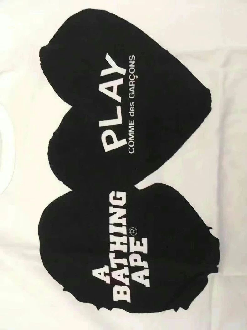 Other Comme Des Garcons Collectibles ape head logo heart patchwo Size L / US 10 / IT 46 - 3 Thumbnail
