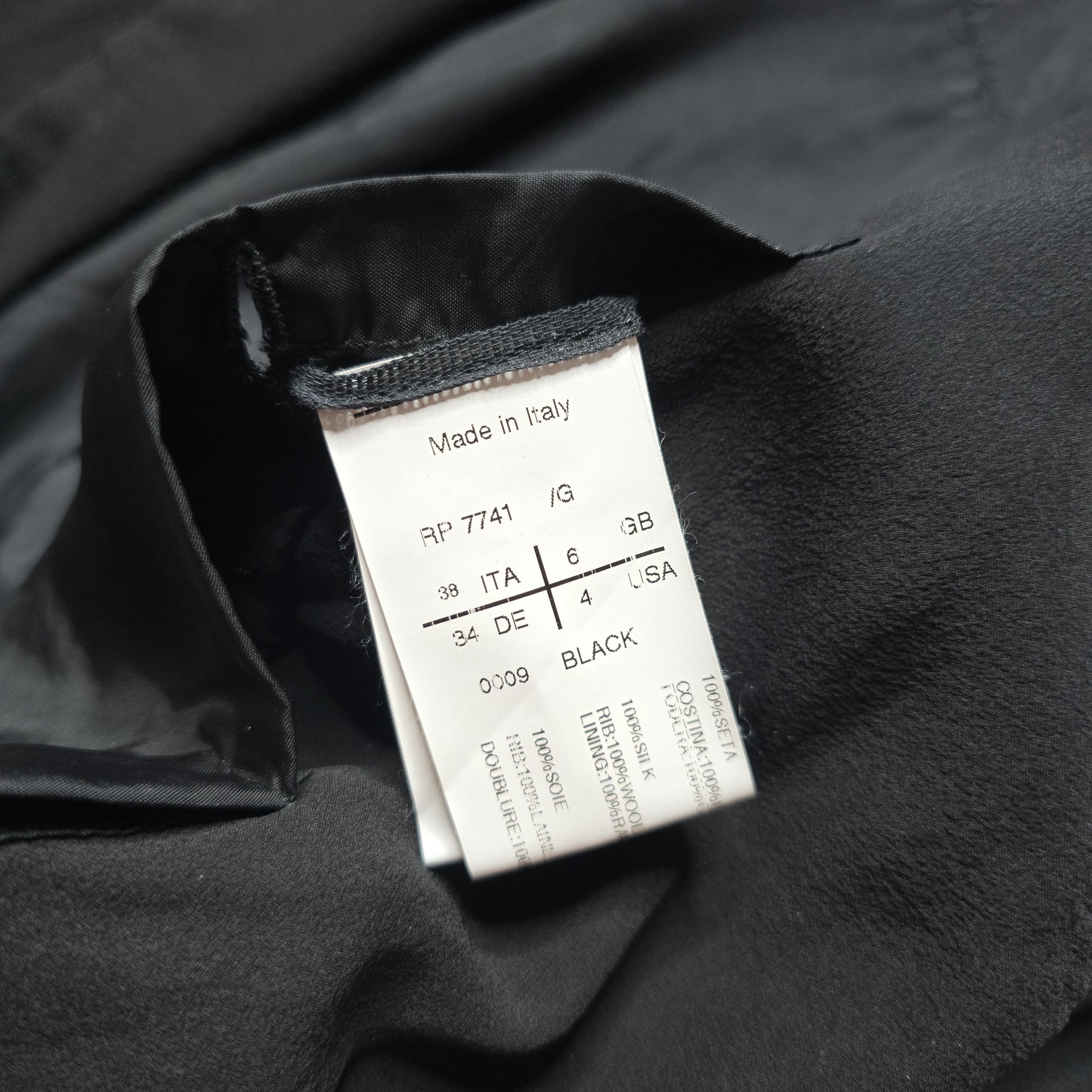 Rick Owens Rick Owens - SS09 Strutter Silk Crepe Blazer Jacket Size XS / US 0-2 / IT 36-38 - 8 Thumbnail