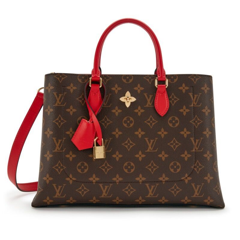 Louis Vuitton Flower Tote Shoulder Bag in Brown, Women's