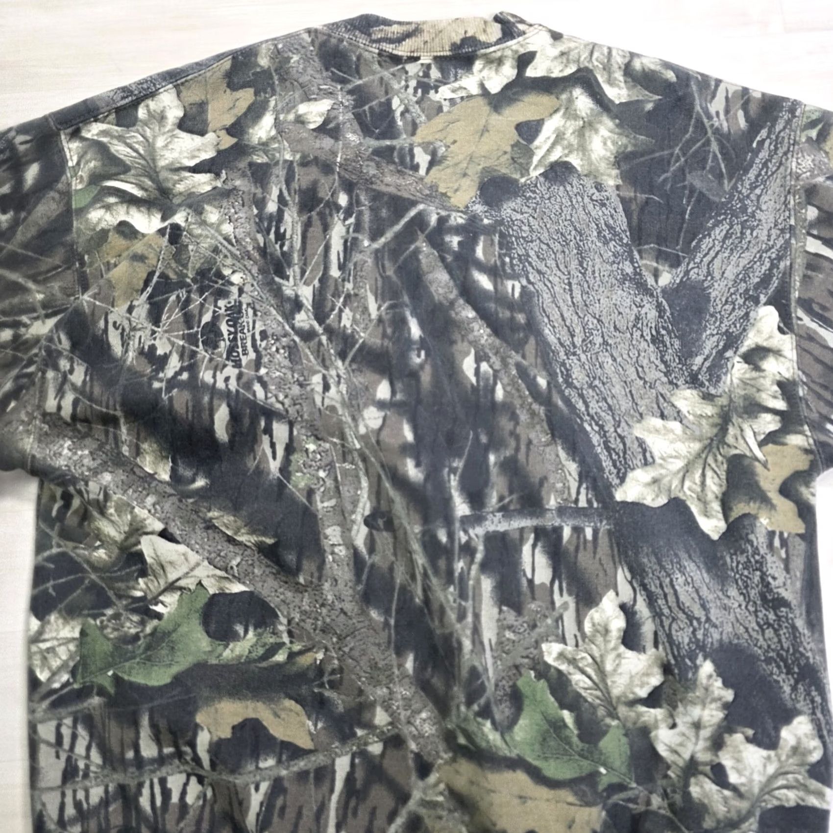 Jerzees VINTAGE JERZEES Outdoors Camo Sweatshirt Men's Medium Mossy Oak Tree Stand Pullover Size US M / EU 48-50 / 2 - 8 Thumbnail