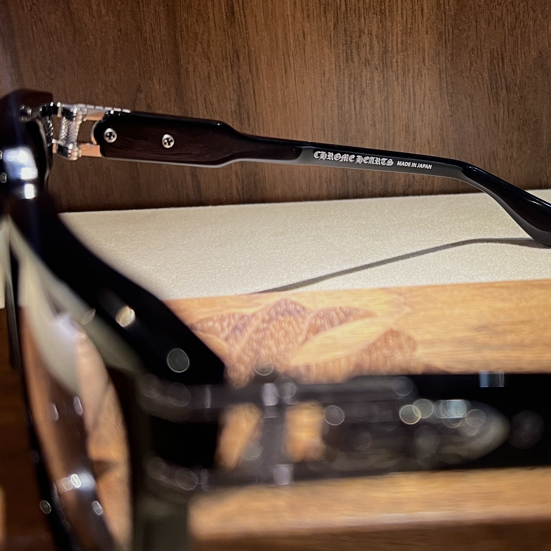 Chrome Hearts Chrome Hearts BULGE BLACK/SILVER GLASSES Size ONE SIZE - 6 Thumbnail