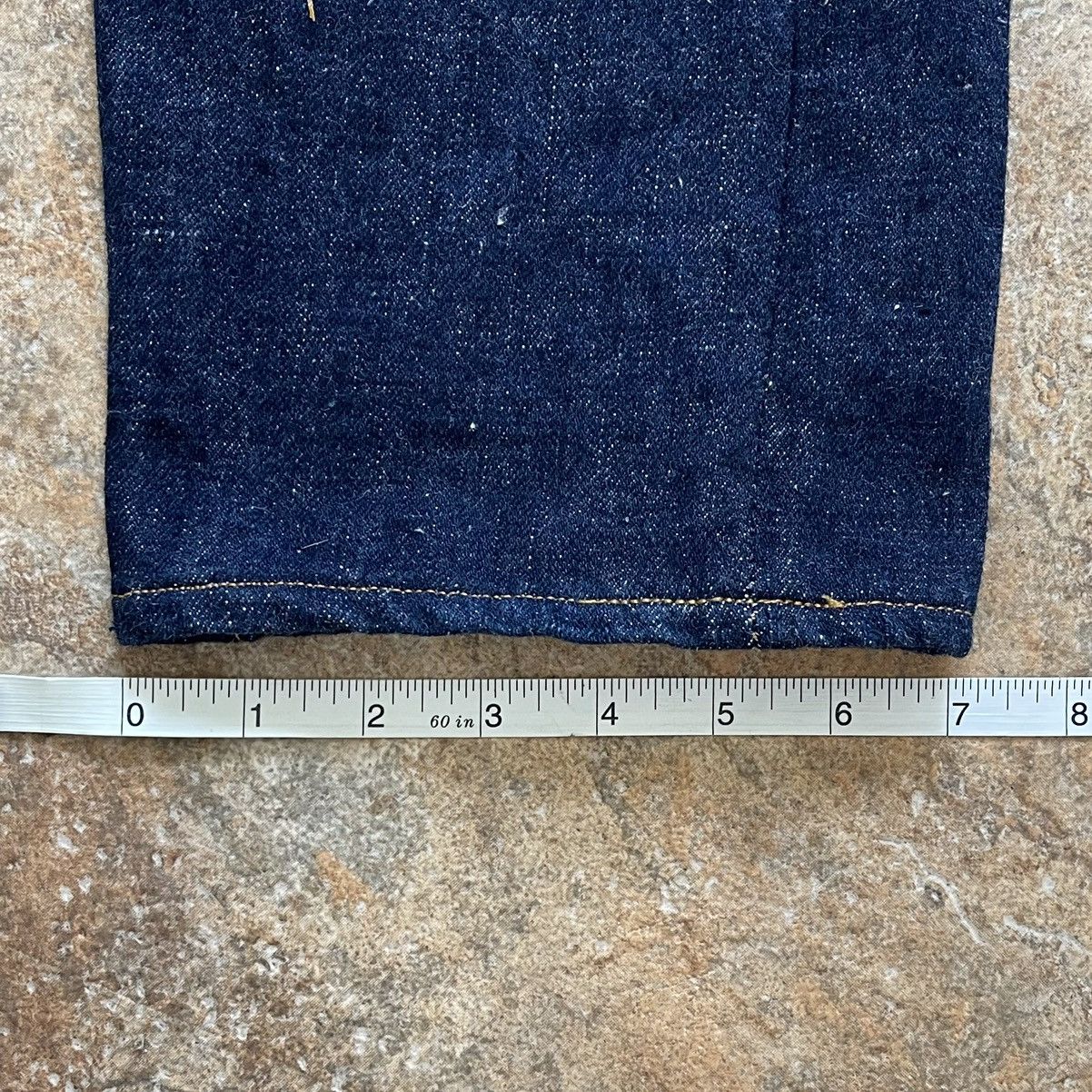 Samurai Jeans Samurai Jeans S211AX 18oz Ai Benkei, Relaxed Tapered, 35x32 Size US 35 - 16 Thumbnail