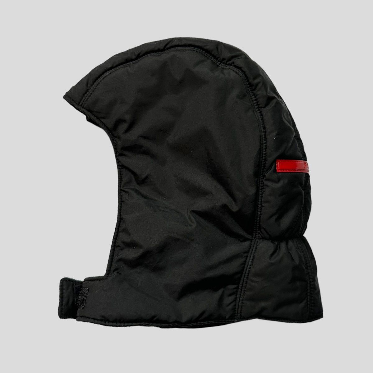 image of Prada Sport Aw99 Nylon Balaclava Ski Hat S-L in Black, Men's