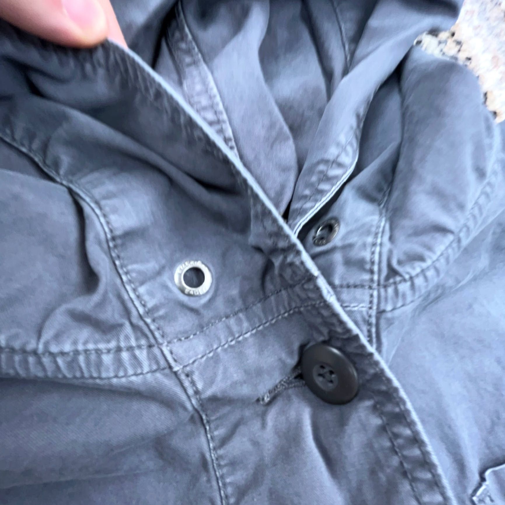 American Eagle Outfitters American Eagle Jacket Women Medium Gray Utility Military Army Safari Chore 177 Womens Size M / US 6-8 / IT 42-44 - 4 Thumbnail