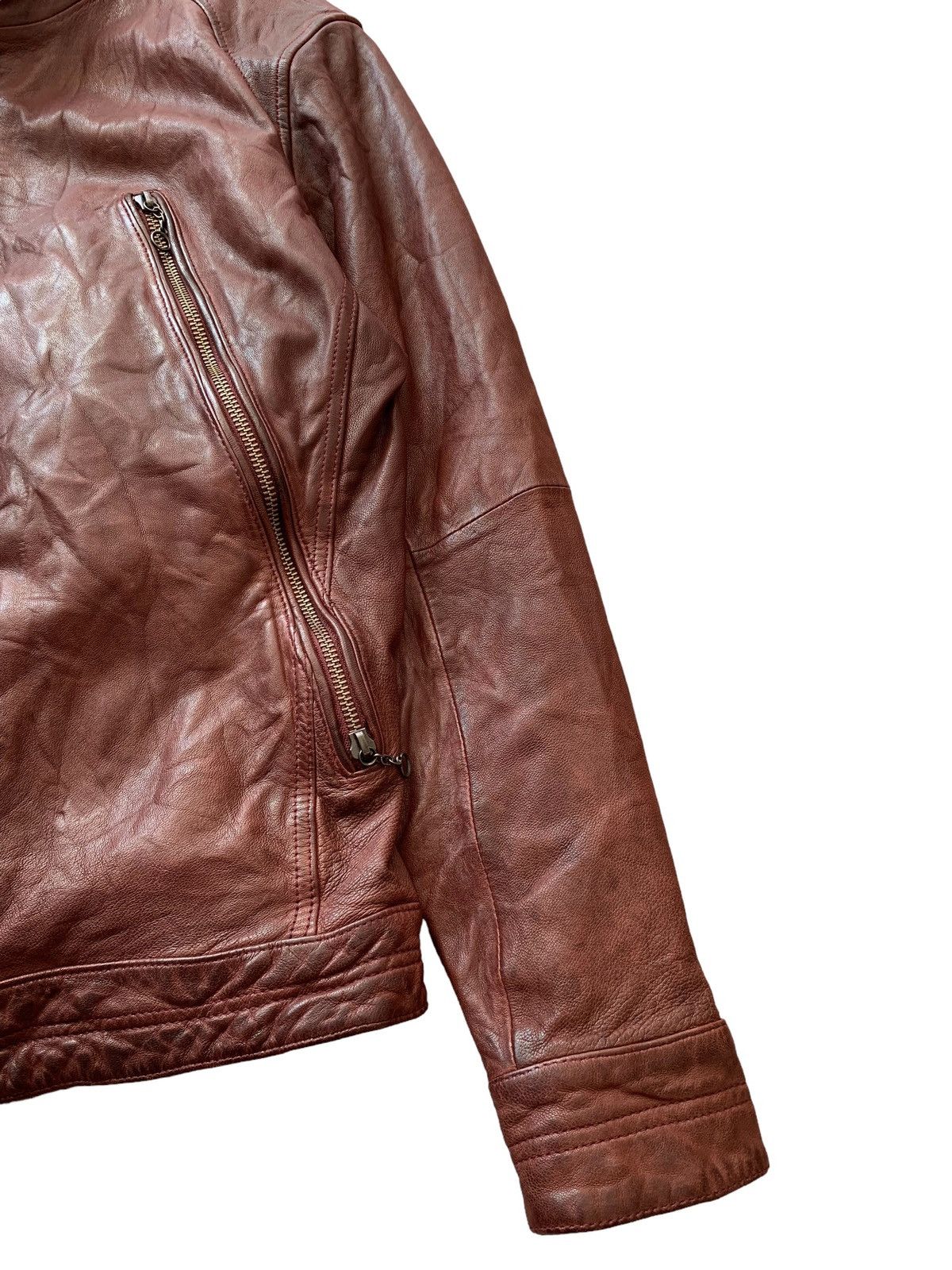 Avirex 🔥AVIREX SHEEPSKIN LEATHER BIKERS JACKETS Size US XL / EU 56 / 4 - 5 Thumbnail