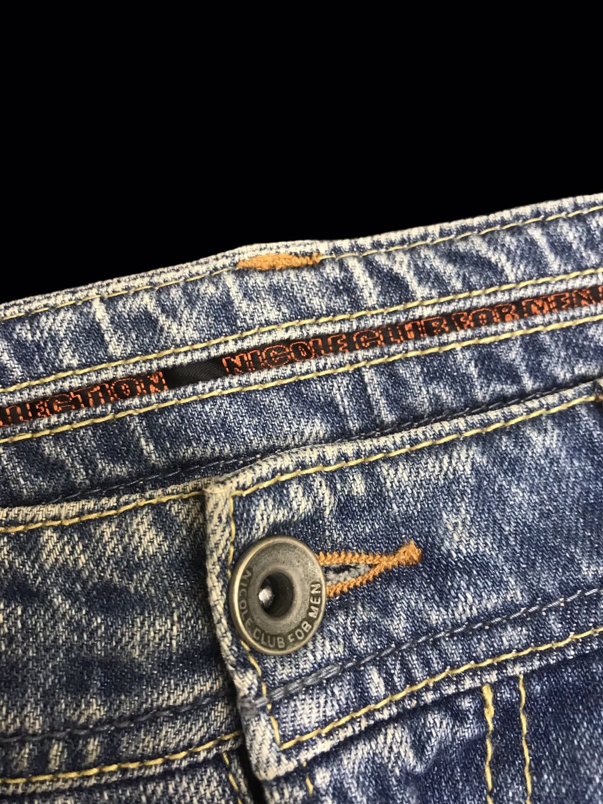 Japanese Brand 💥FLARE💥NCFM Japan Design Seditionari Fade Flare Denim F108 Size US 34 / EU 50 - 8 Thumbnail